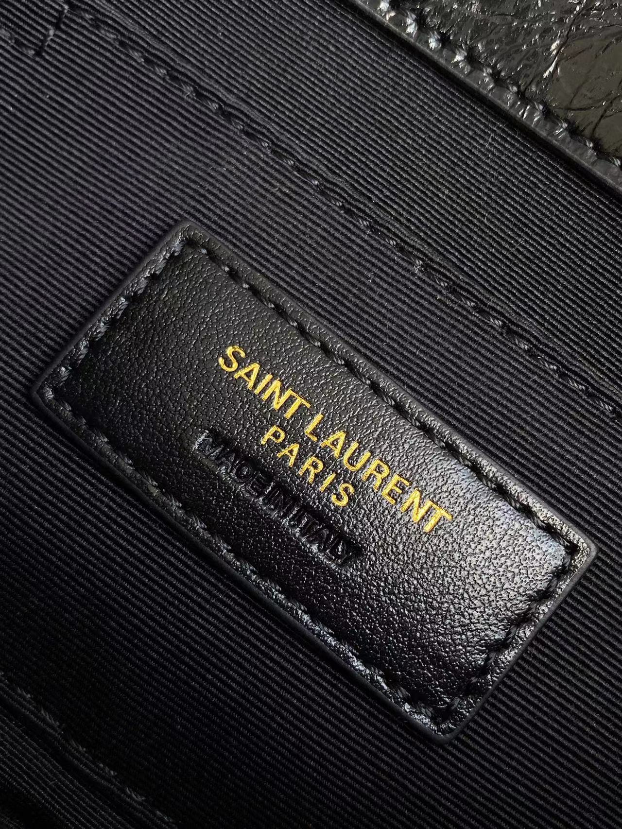 Yves Saint Laurent Niki Leather Shoulder Bag - 18cm, Black with Gold Hardware 10 a1756016497743 8864