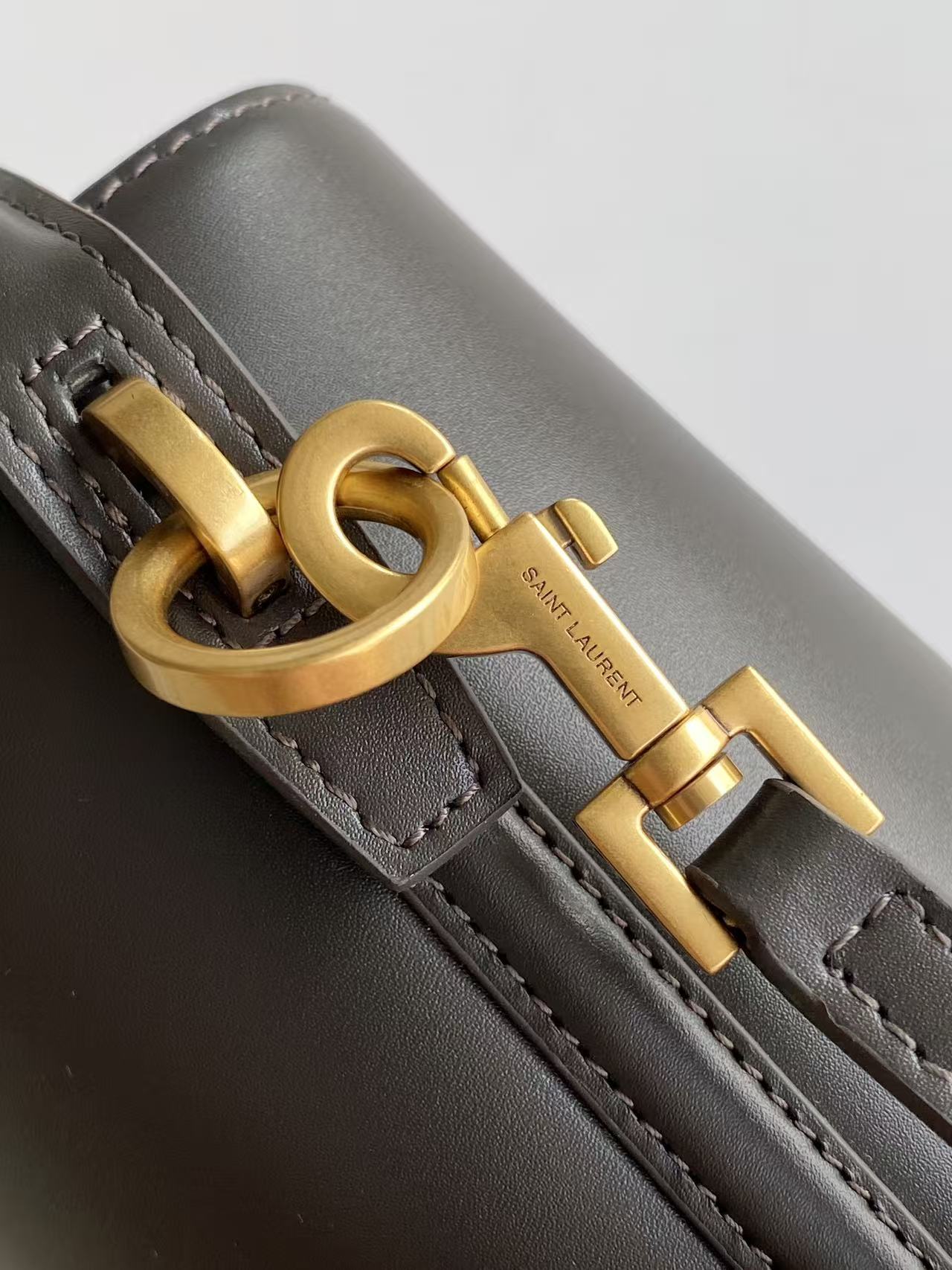 Yves Saint Laurent LE 37 Mini Smooth Leather Bucket Bag, Top Handle Bag 7 a1759414658597 6732