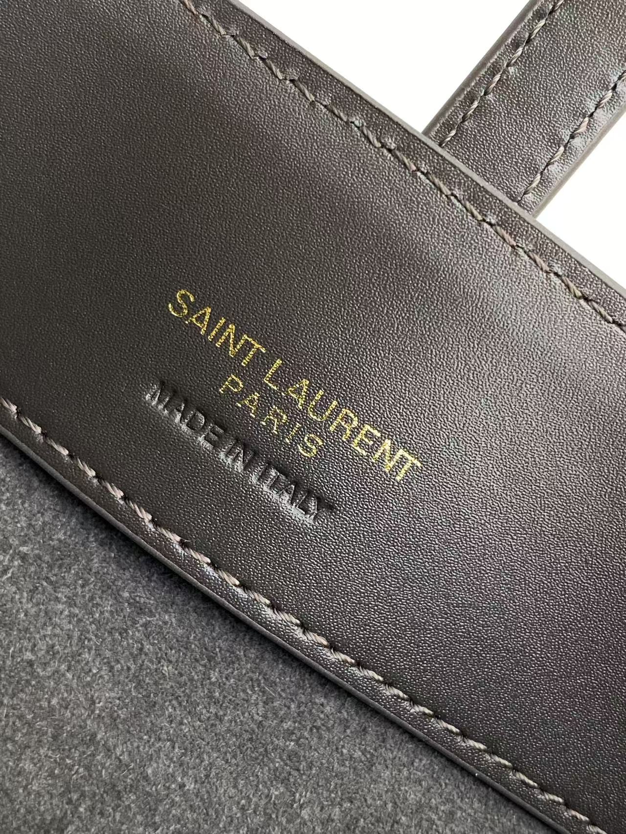 Yves Saint Laurent LE 37 Mini Smooth Leather Bucket Bag, Top Handle Bag 10 a1759414658599 7144