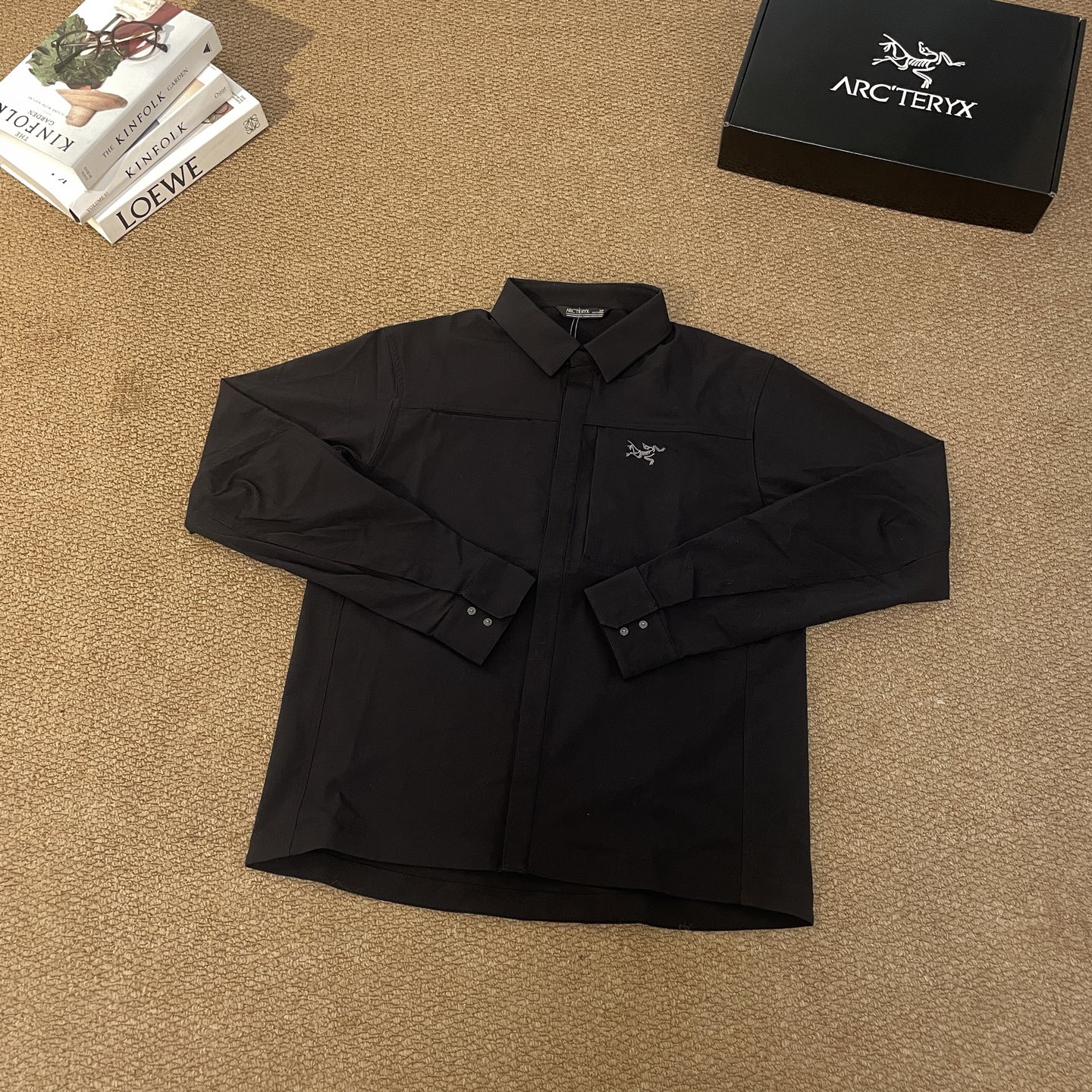 Arc’teryx Cronin Camisa Algodón Elástica Cortavientos e Impermeable con Logo