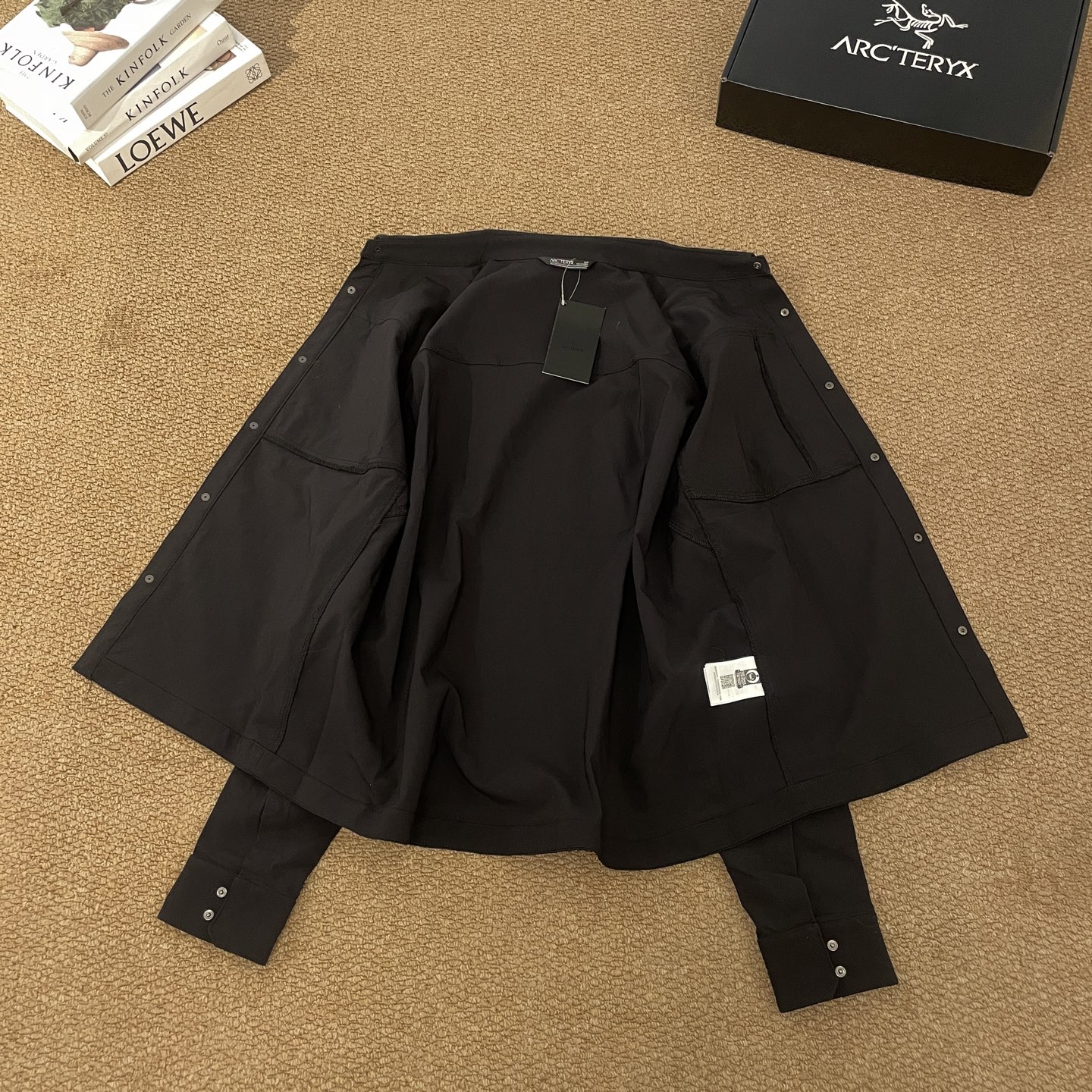 Arc'teryx Cronin Camisa Algodón Elástica Cortavientos e Impermeable con Logo 3 i1759422733230 718 0 1