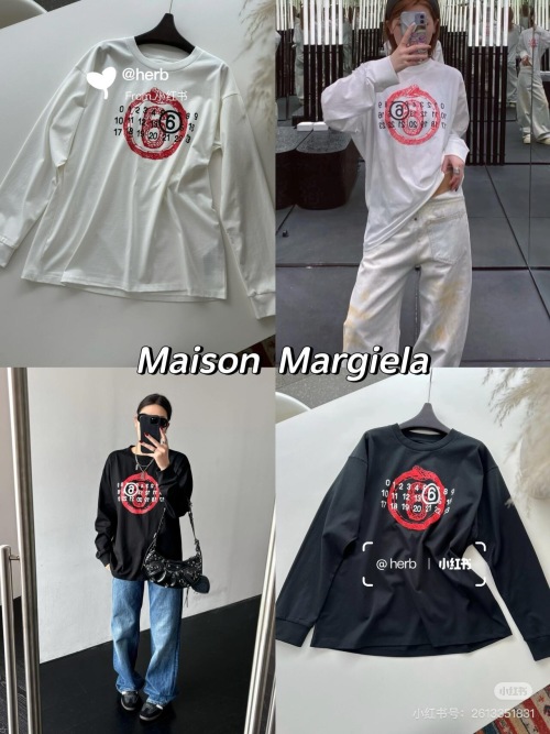 Maison Margiela MM6 Snake Print Long Sleeve T-Shirt 1 Maison Margiela MM6 Snake Print Long Sleeve T-Shirt