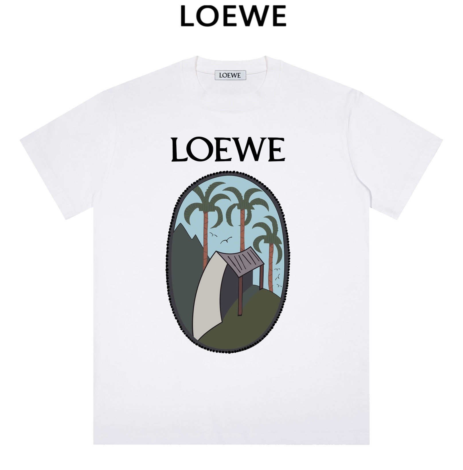 Fake Designer
 Loewe Clothing T-Shirt Printing Short Sleeve