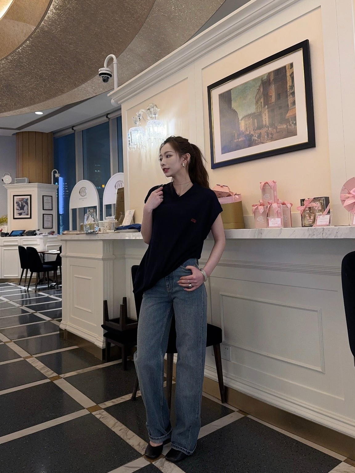 NO:740628,[Love] New style [Love]!  The latest LOE 26NEW pocket LOGO embroidered straight jeans. Size SML.,,loewe,jeans,19860909[爱心]新款[爱心]！最新LOE 26NEW 口袋LOGO刺绣直筒牛仔裤.尺码SML.,,loewe,jeans,,Women's clothing