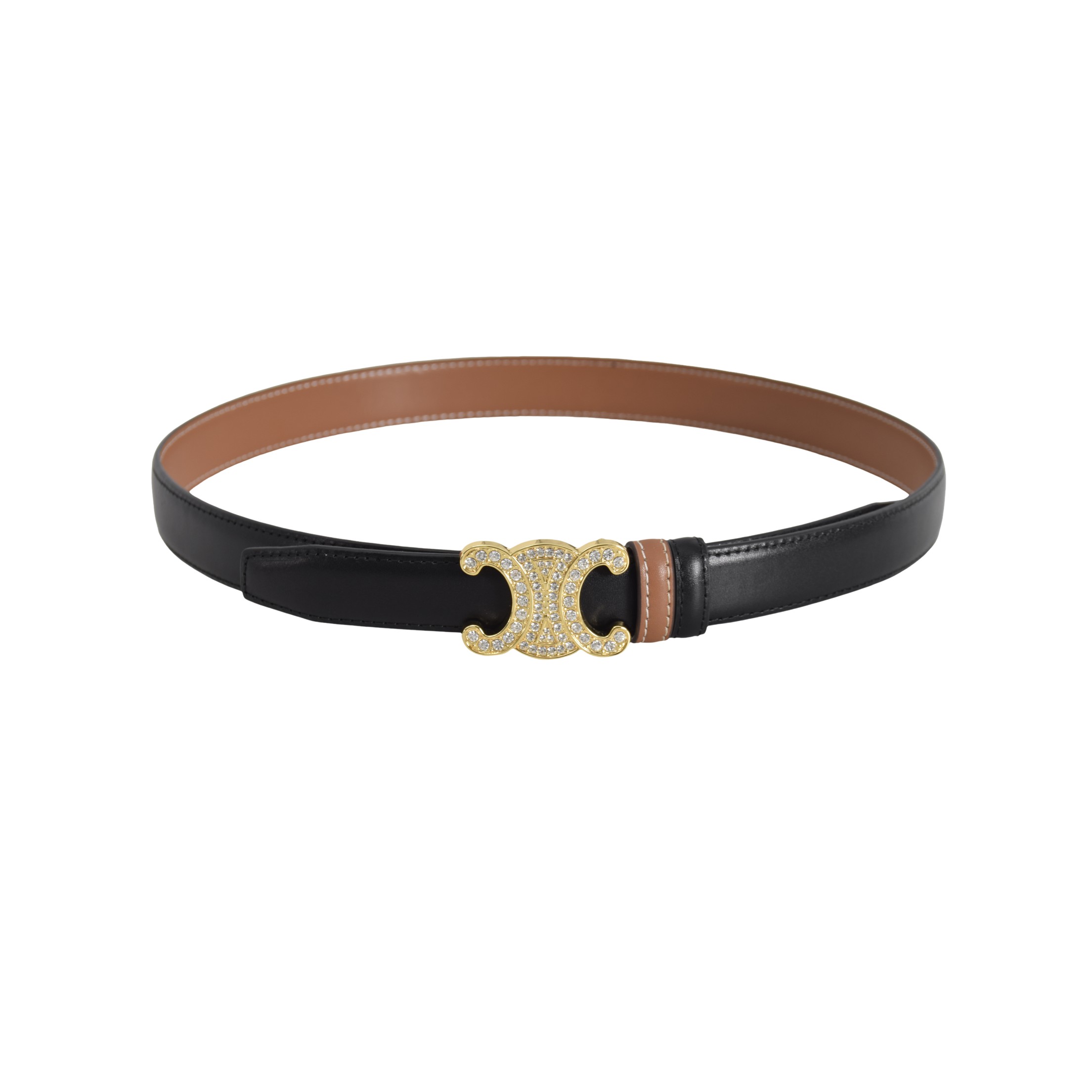 NO:759506,[Love] New style [Love]!  The latest CE 26NEW Arc de Triomphe diamond buckle double-sided belt. One size fits all. P,,19860909[爱心]新款[爱心]！最新CE 26NEW 凯旋门钻扣双面皮带.均码.P,,,Women's clothing