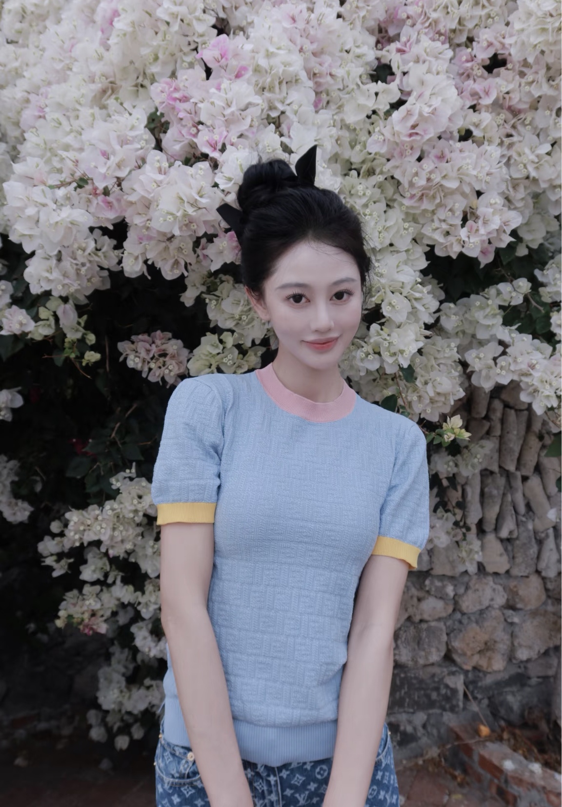 NO:797939,[Love] New style [Love]!  The latest FD 26NEW color block round neck printed short-sleeved top. Size SML.,,T-shirt,19860909[爱心]新款[爱心]！最新FD 26NEW 拼色圆领印花短袖上衣 .尺码SML.,,T-shirt,,Women's clothing