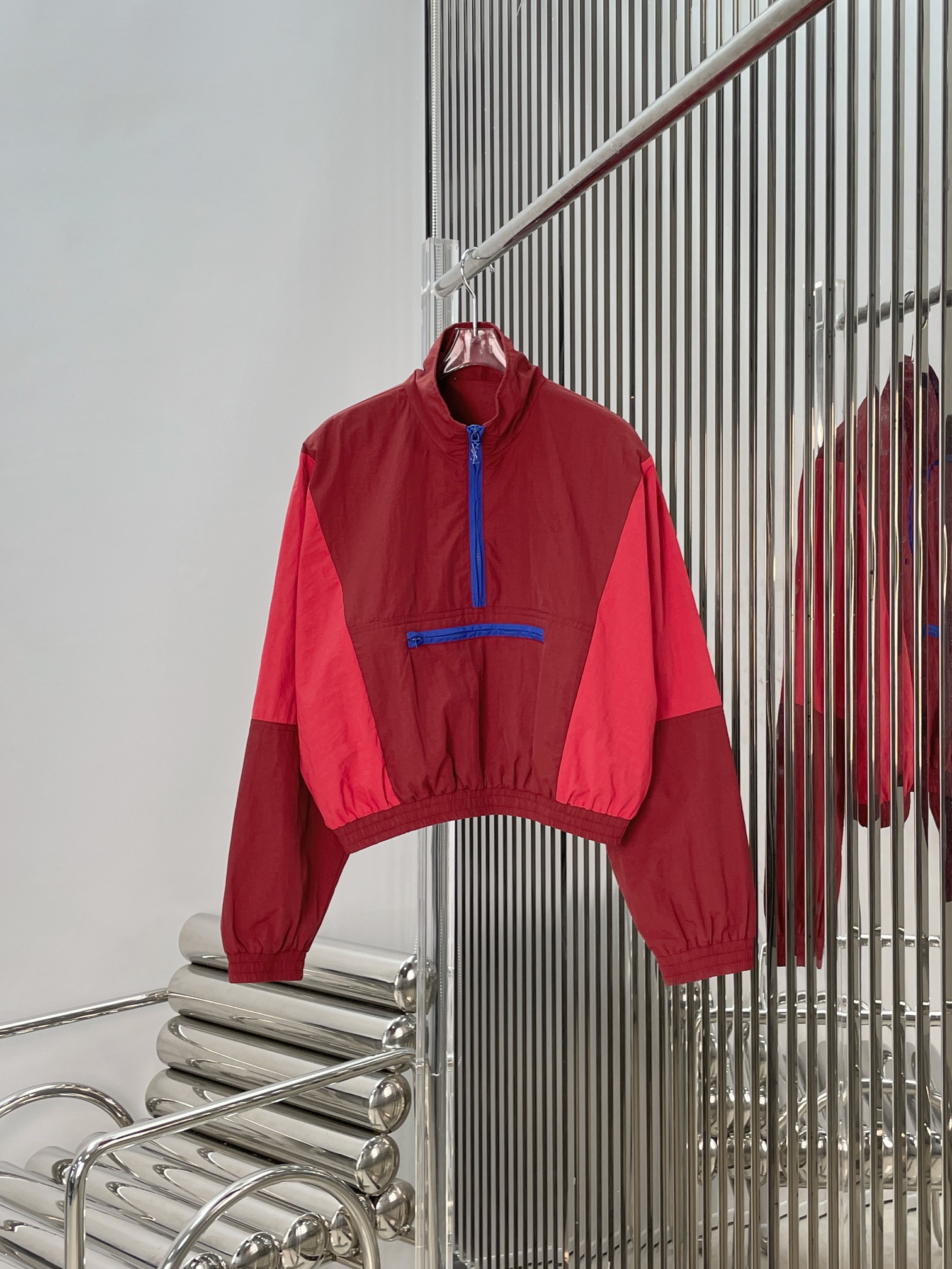 NO:893447,[Love] New style [Love]!  The latest SLP 26NEW half-zip stand-collar color-blocked jacket. Color red, yellow. Size XS SML.,,loro piana,jackets & coats,19860909[爱心]新款[爱心]！最新SLP 26NEW 半拉链立领拼色夹克.颜色红、黄.尺码XS SML.,,loro piana,jackets & coats,,Women's clothing