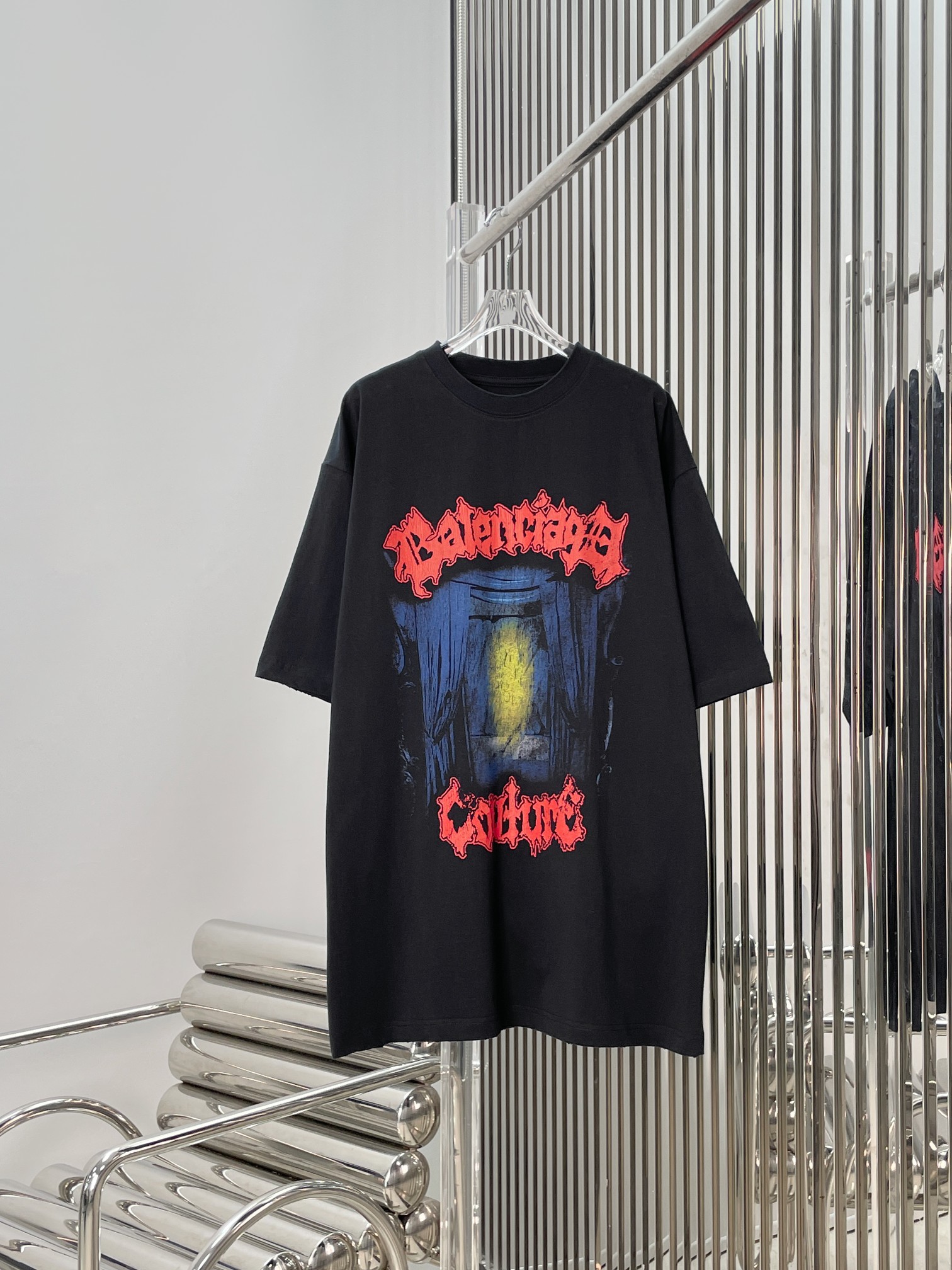 NO:867736,[Love] New style [Love]!  The latest BA 26NEW Gothic curtain printed short-sleeved T-shirt. Size XS SML.,,T-shirt,tees,t-shirt,19860909[爱心]新款[爱心]！最新BA 26NEW 哥特风窗帘印花短袖T恤.尺码XS SML.,,T-shirt,tees，t-shirt,,Women's clothing