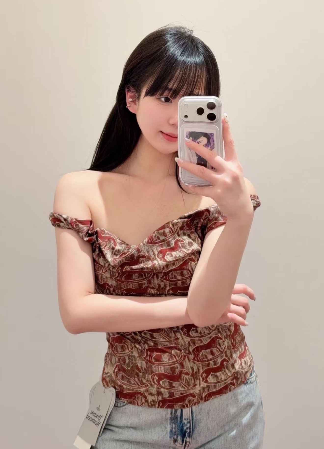 NO:893473,[Love] New style [Love]!  The latest VIVI 26NEW Western Queen Mother Year of the Horse limited edition swing collar vest top. Size XS SML.P,,19860909[爱心]新款[爱心]！最新VIVI 26NEW 西太后马年限定荡领背心上衣.尺码XS SML.P,,,Women's clothing