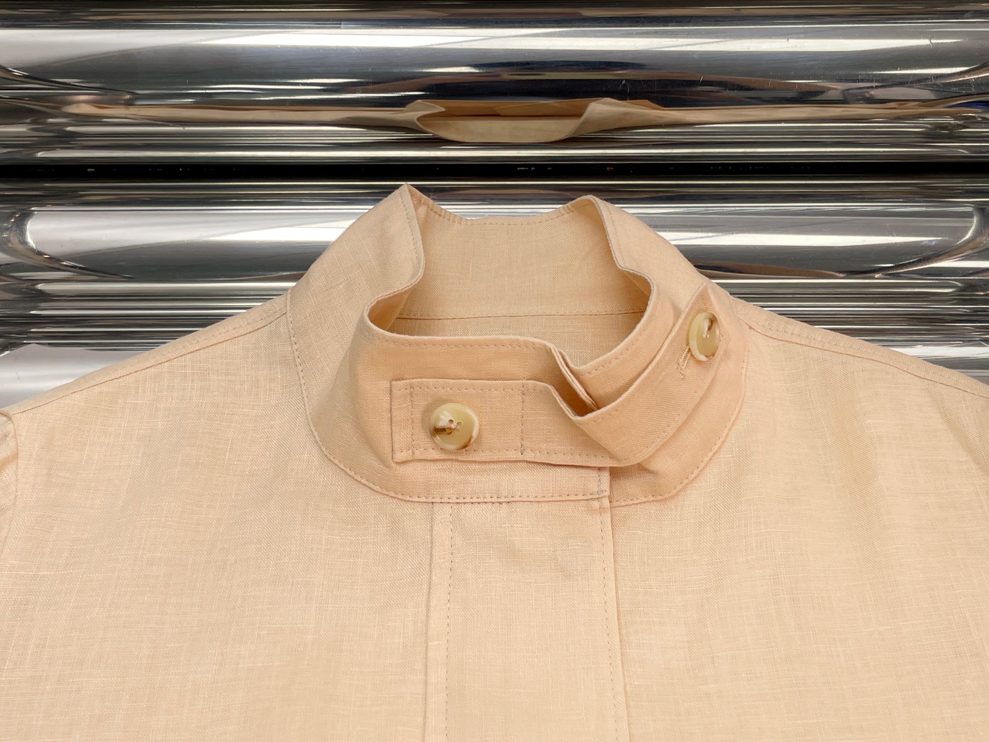 NO:908677,[Love] New style [Love]!  The latest LP 26NEW linen four-pocket stand collar casual shirt jacket. Colors are light pink, brown, and light yellow. Size: XS SML.,,loro piana,jackets & coats,shirts,19860909[爱心]新款[爱心]！最新LP 26NEW 亚麻四口袋立领休闲衬衫外套.颜色浅粉、棕、浅黄.尺码:XS SML.,,loro piana,jackets & coats,shirts,,Women's clothing