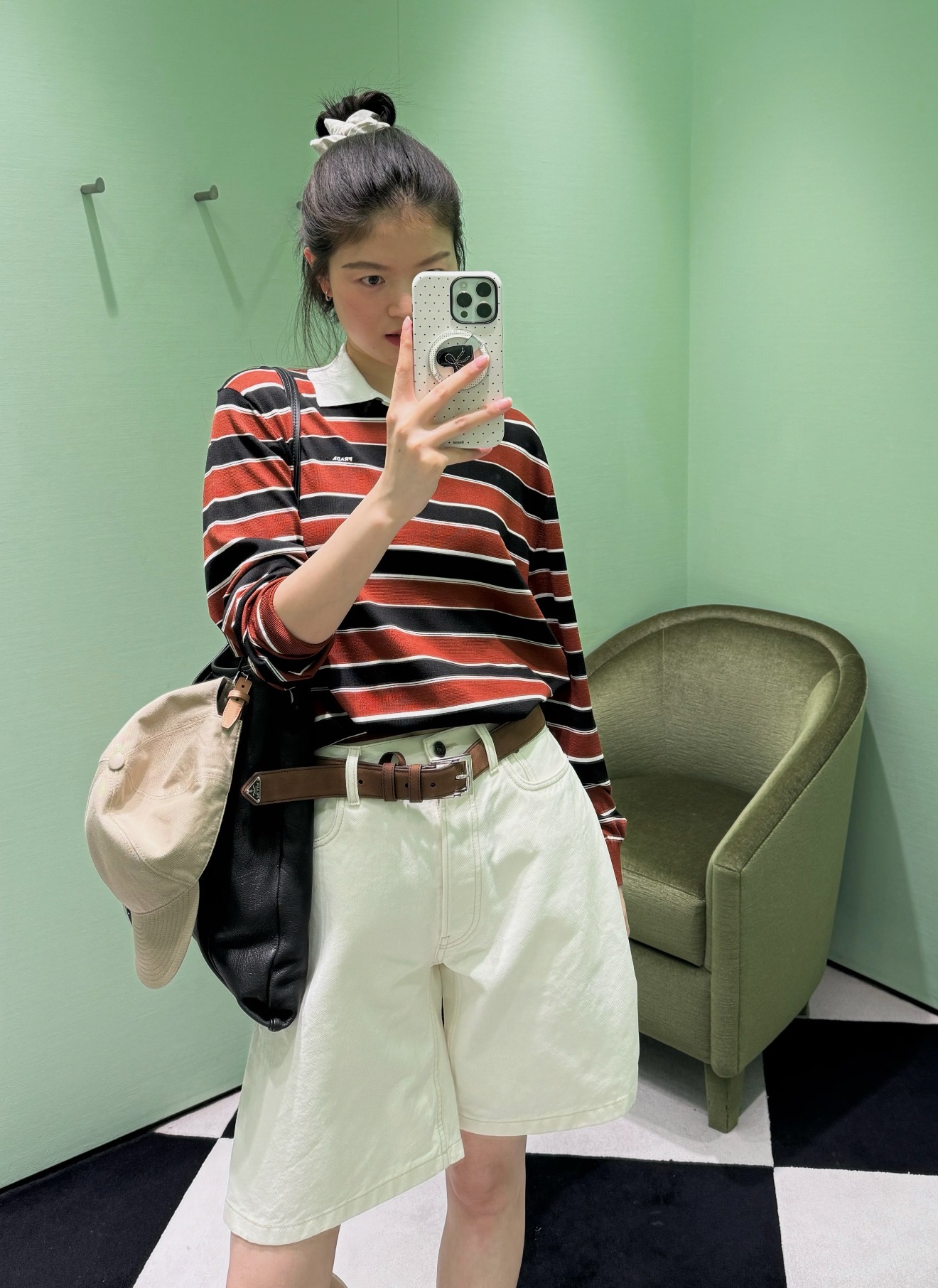 NO:921890,[Love] New style [Love]!  The latest PR 26NEW letter embroidered color block striped long-sleeved polo shirt. Size SML.l,,19860909[爱心]新款[爱心]！最新PR 26NEW 字母刺绣拼色条纹长袖polo衫.尺码SML.l,,,Women's clothing