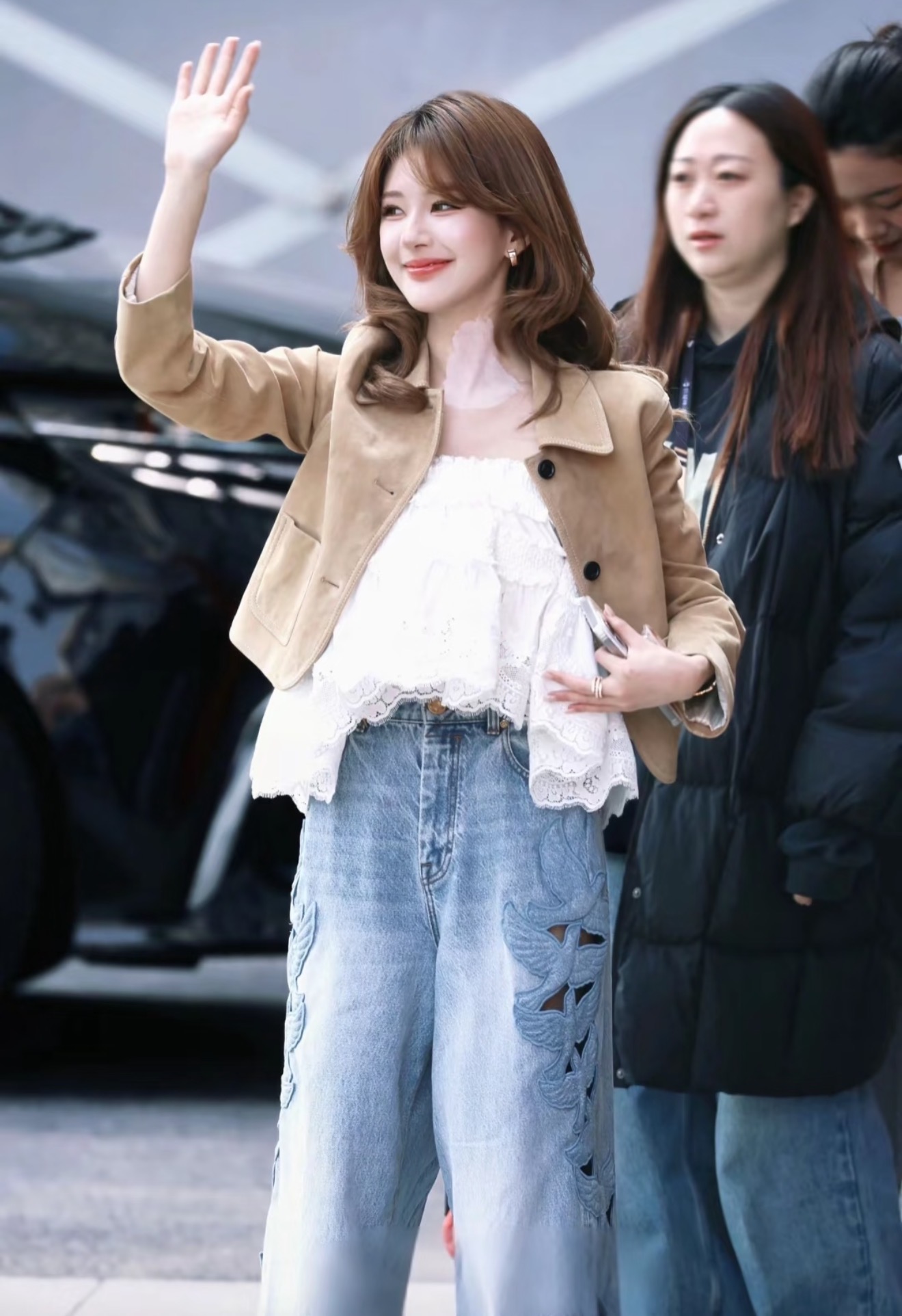NO:929411,[Love] New style [Love]!  The latest Zimm 26NEW heavy embroidered bird hollow denim trousers. Size: XS SML.,,19860909[爱心]新款[爱心]！最新Zimm 26NEW 重工刺绣飞鸟镂空牛仔长裤.尺码:XS SML.,,,Women's clothing