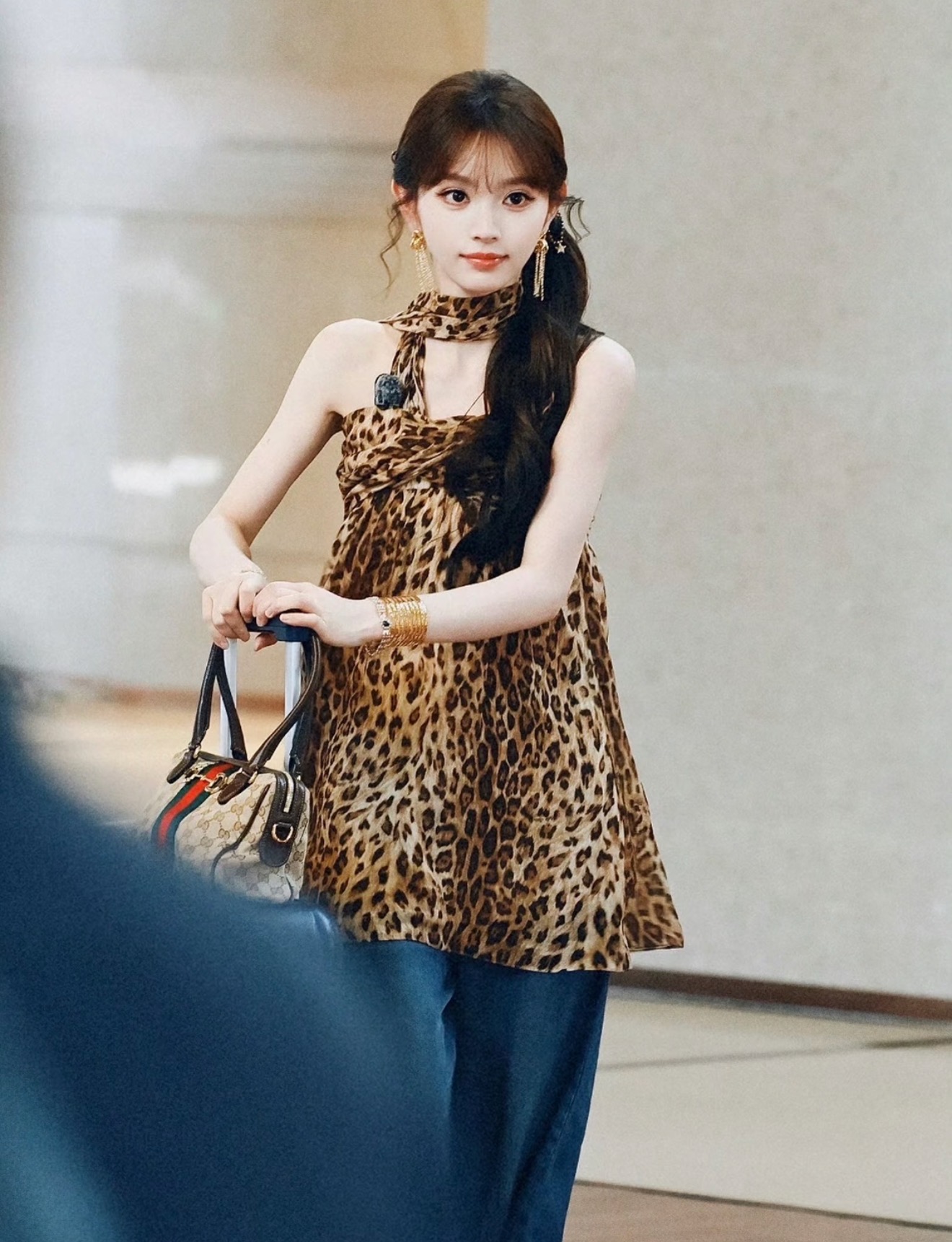 NO:934394,[Love] New style [Love]!  The latest JELLO 26NEW leopard print ribbon halter neck tube top dress. Size XS SML.,,skirts,19860909[爱心]新款[爱心]！最新JELLO 26NEW 豹纹飘带挂脖抹胸连衣裙.尺码XS SML.,,skirts,,Women's clothing
