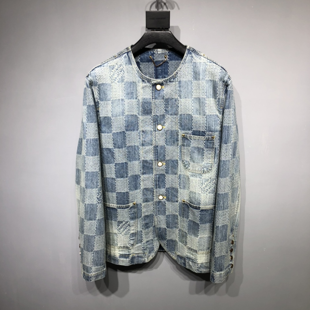 Louis Vuitton Odzież Płaszcze & kurtki Niebieski Unisex Kolekcja wiosenno-letnia