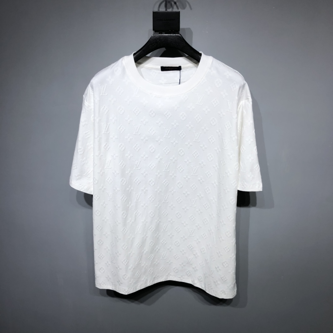 Louis Vuitton Kopiuj
 Odzież T-Shirt Czarny Biały Unisex Bawełna Spandex Kolekcja letnia Krótki rękaw