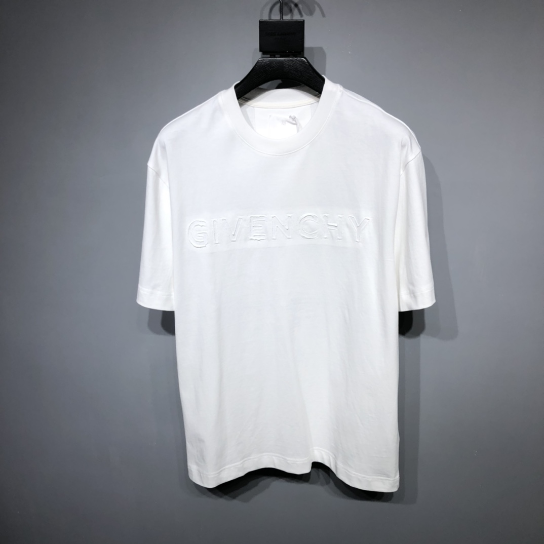 Najlepszy fałszywy projektant
 Givenchy Odzież T-Shirt Czarny Biały Łączenie Unisex Bawełna Kolekcja wiosenno-letnia Krótki rękaw
