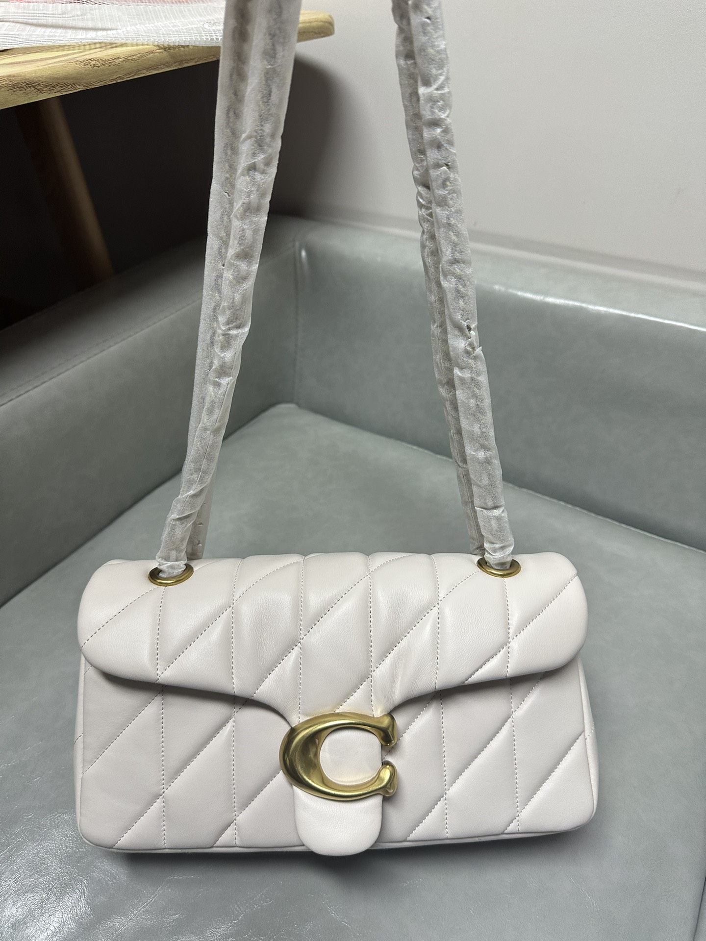 Coach ～纯原Coach 蔻驰CP150 Quilting Tabby26系列单肩斜挎酒神包