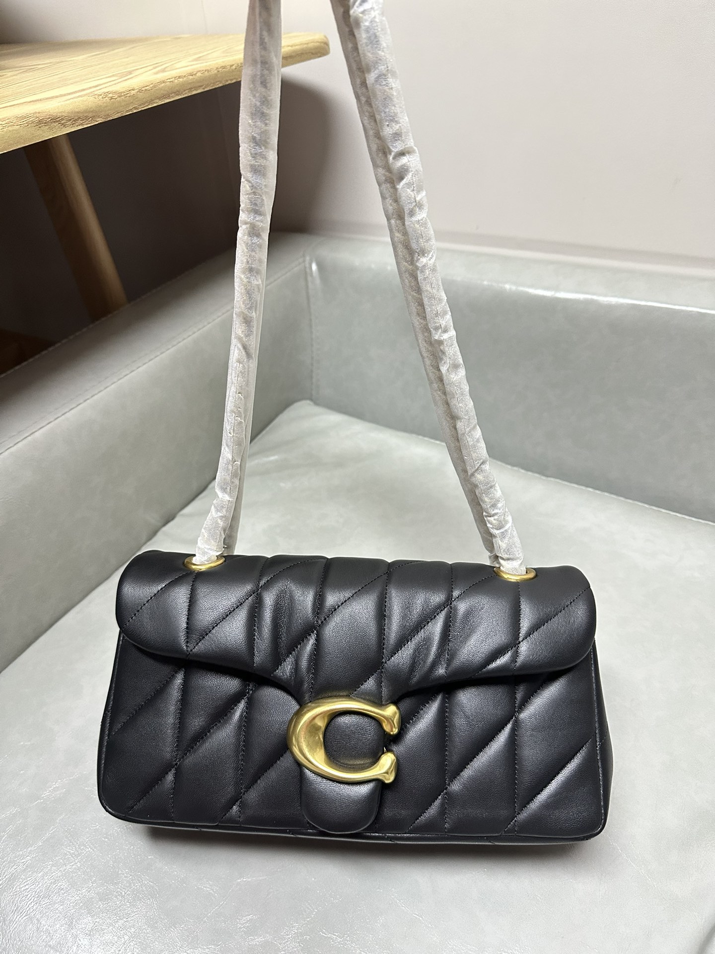 Coach ～纯原Coach 蔻驰CP150 Quilting Tabby26系列单肩斜挎酒神包