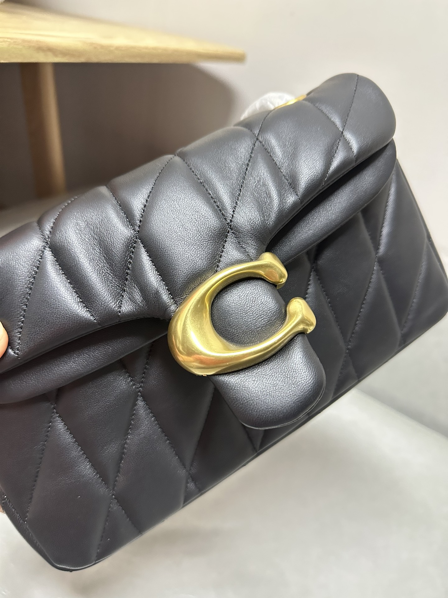 Coach ～纯原Coach 蔻驰CP150 Quilting Tabby26系列单肩斜挎酒神包