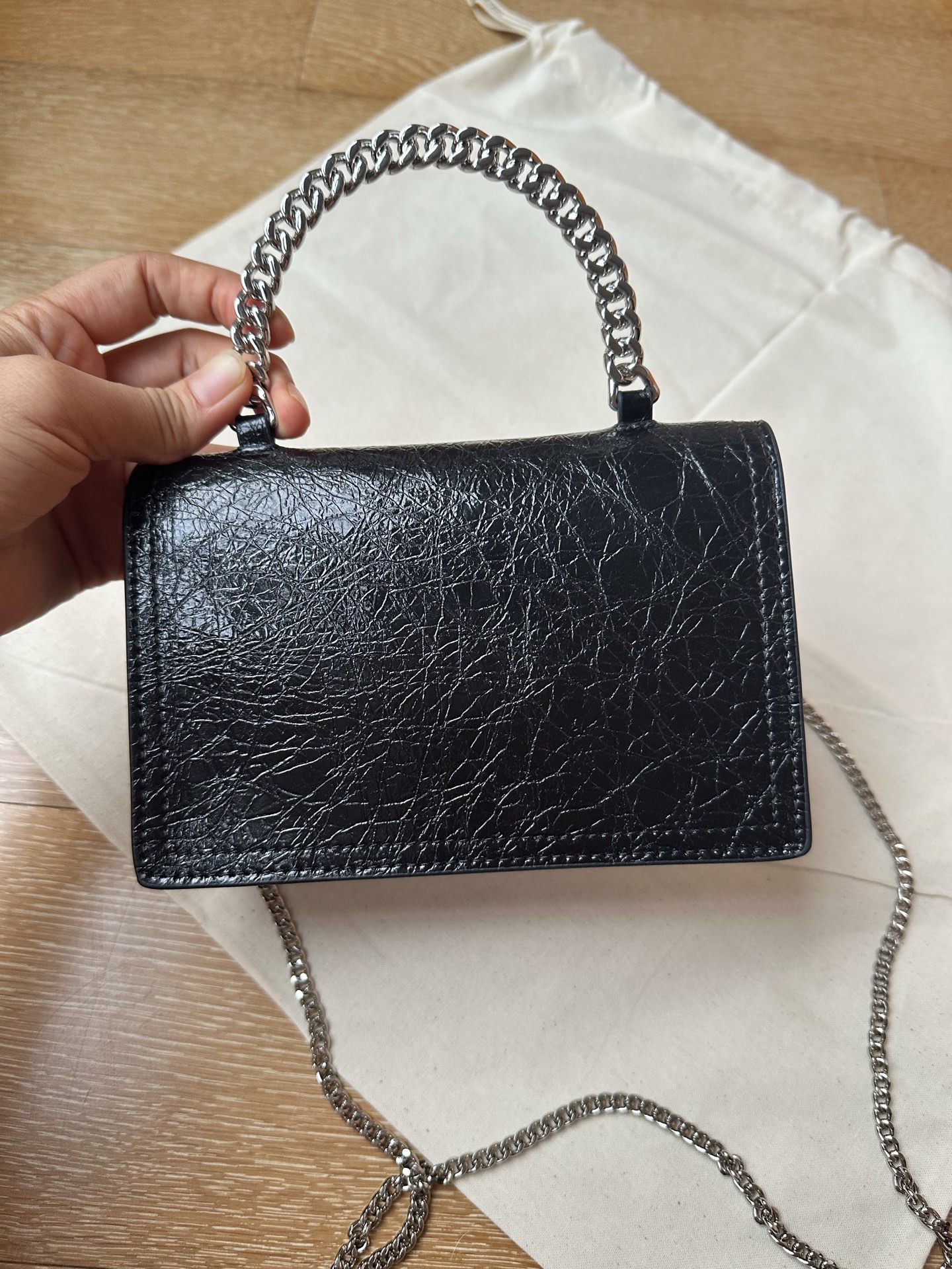 Tory Burch 516 油蜡皮 Tory burch新品mini kira油腊皮链条包 Kira 系列新出这款链条包