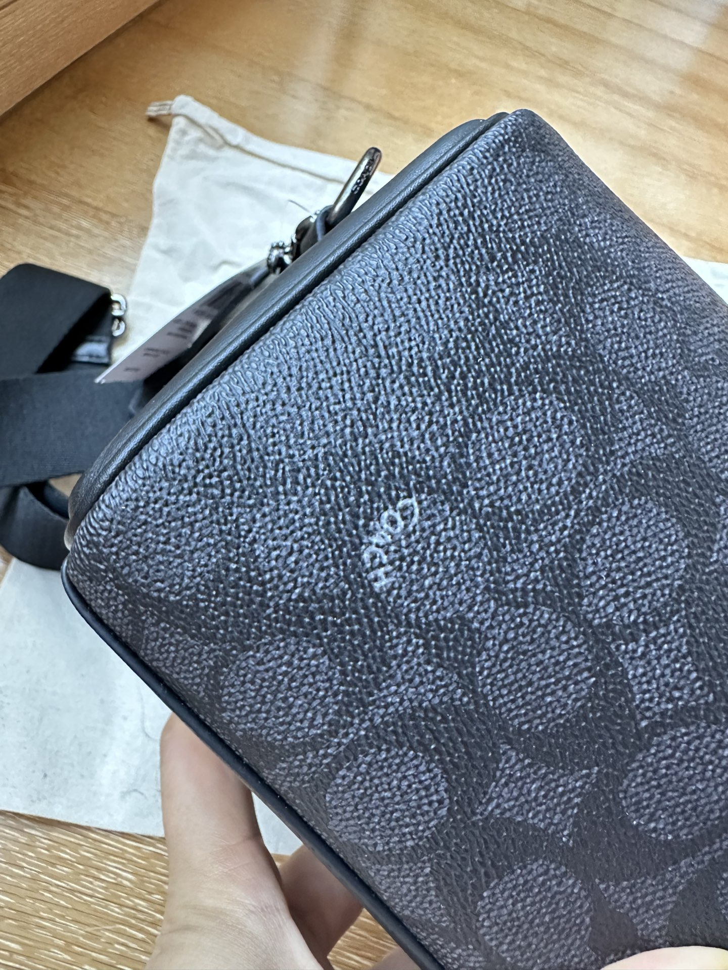 Coach 纯 Coach蔻驰 CV762 AXEL系列二合一 相机包斜挎包邮差包 头层牛皮配新版暗标徽章PVC老花料材质