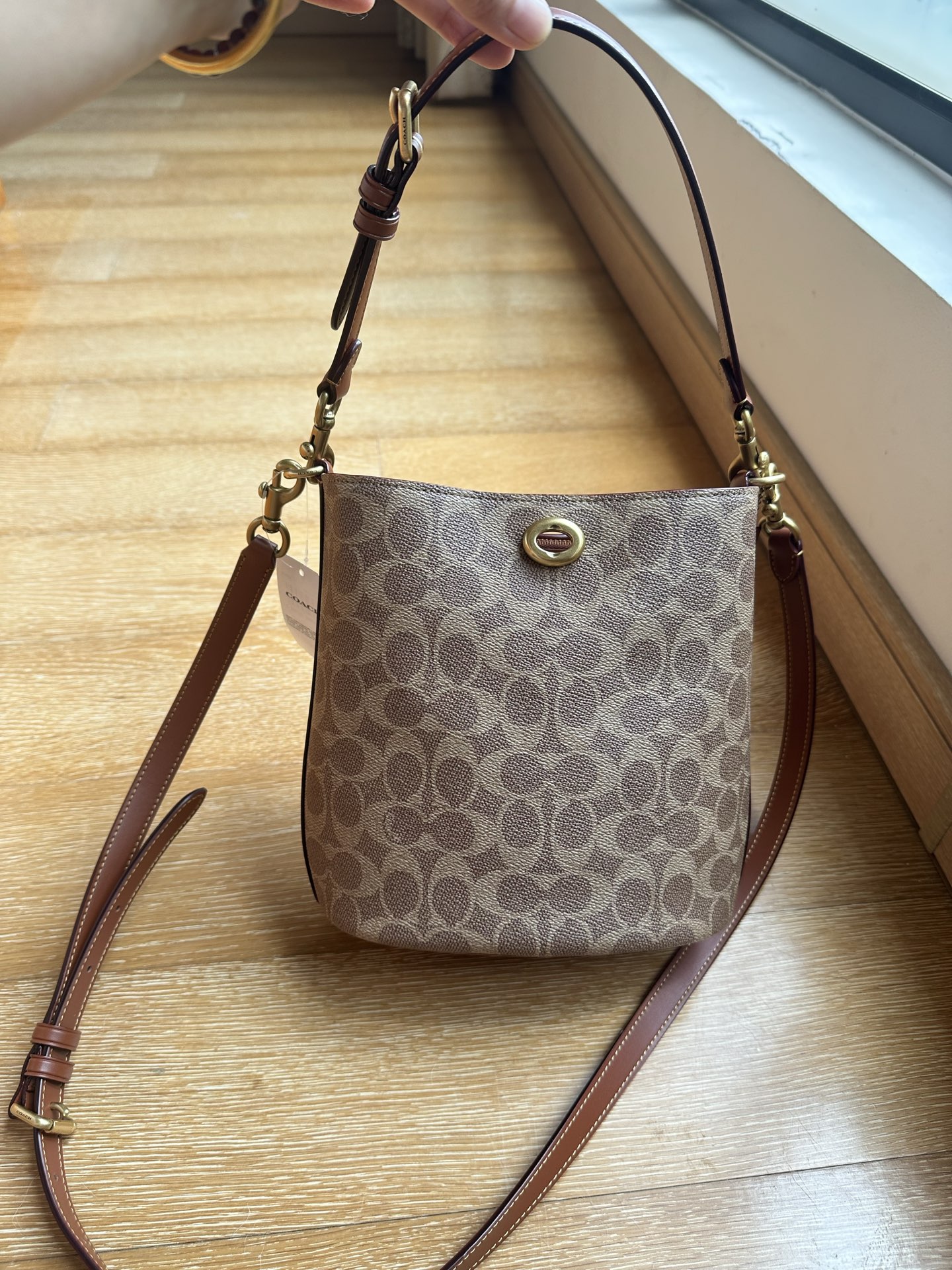 Coach ～纯原Coach蔻驰 CW602 Willow系列新款水桶包斜挎包