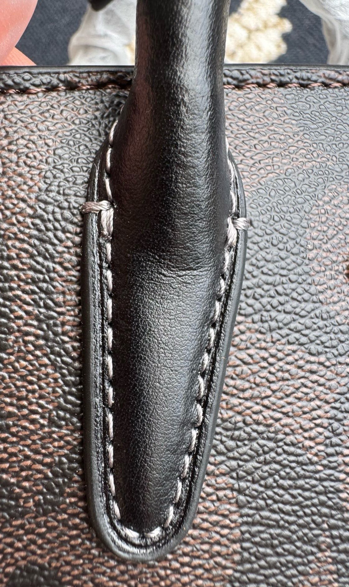 Coach ～纯原Coach蔻驰 CO975 Andrea迷你系列手提单肩斜挎包 老花料PVC配头层牛皮