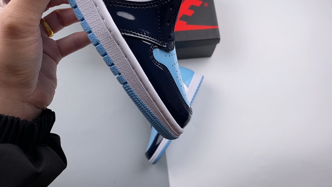 aj1北卡蓝漆皮尺码36-47.5总裁S2版出品-AirJordan1AllStarAJ1北卡蓝漆皮全明