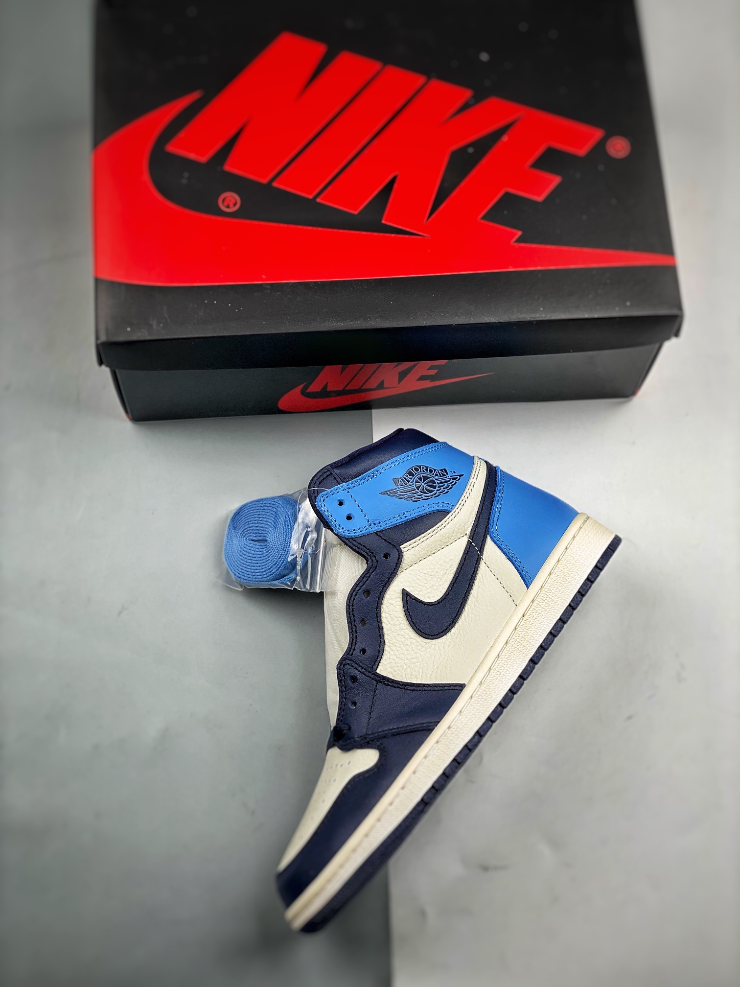 AJ1黑曜石尺码:36-47.5总裁S2出品-AirJordan1AJ1OGObsidian黑曜石555