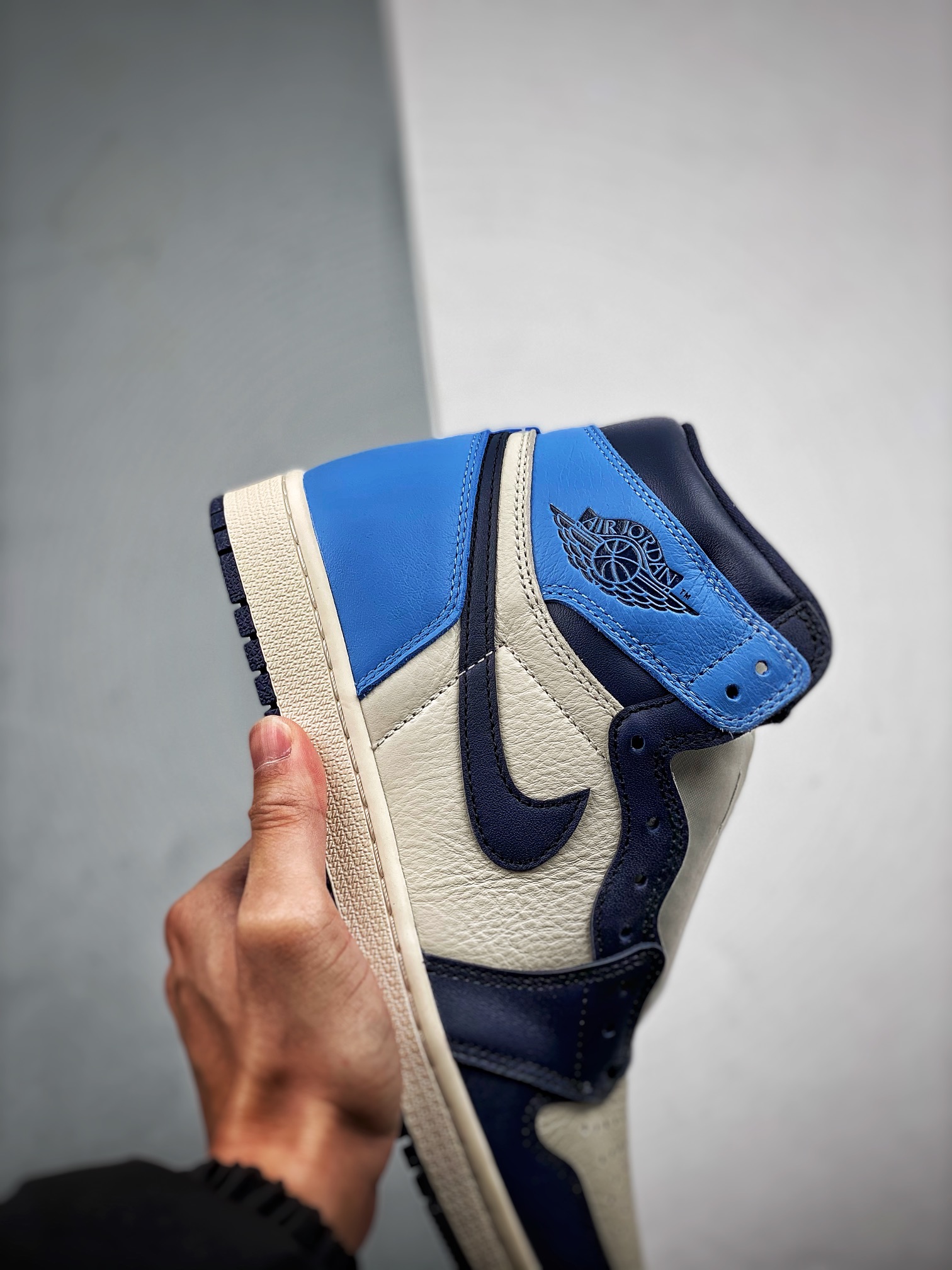 AJ1黑曜石尺码:36-47.5总裁S2出品-AirJordan1AJ1OGObsidian黑曜石555