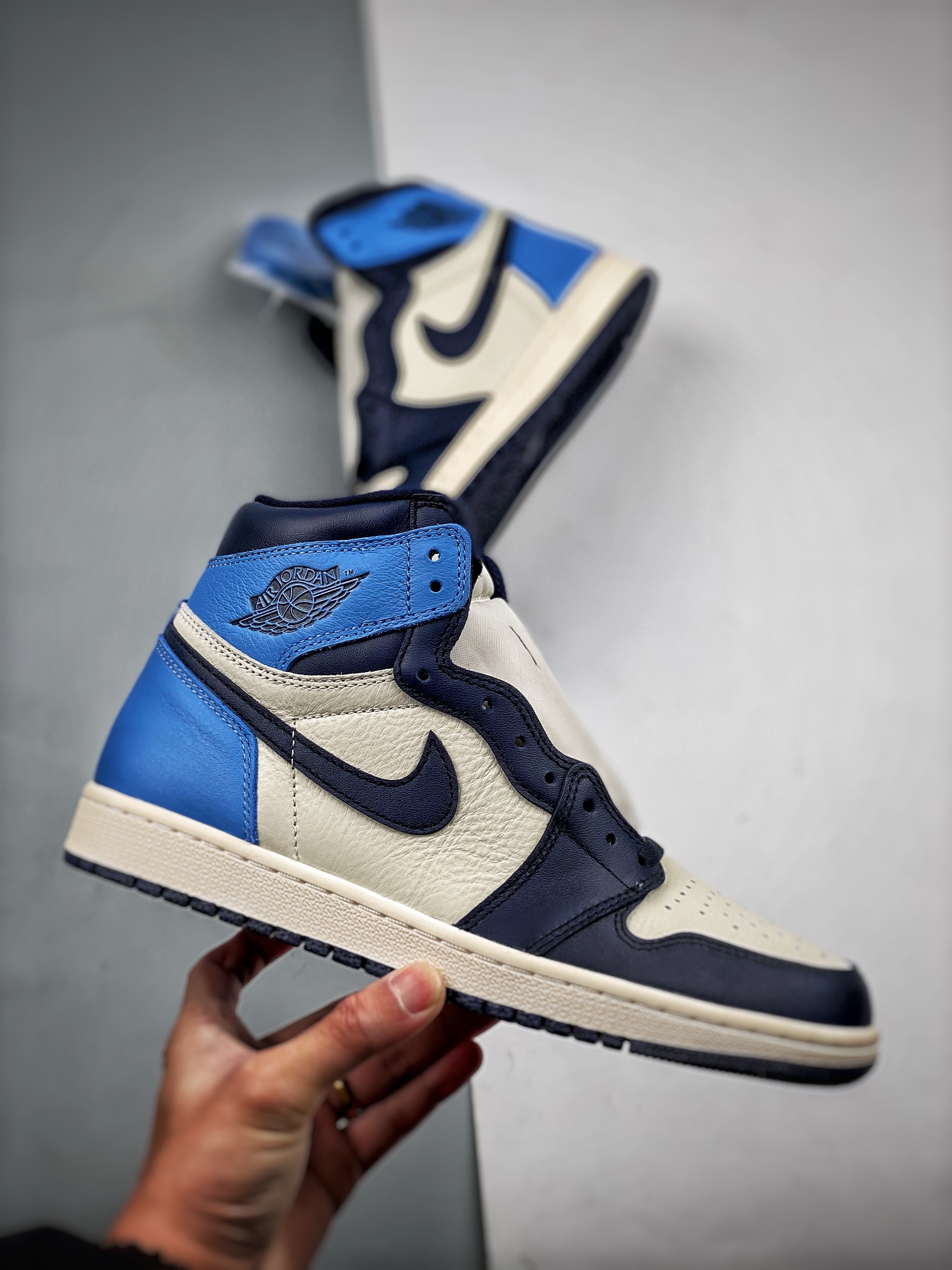 AJ1黑曜石尺码:36-47.5总裁S2出品-AirJordan1AJ1OGObsidian黑曜石555