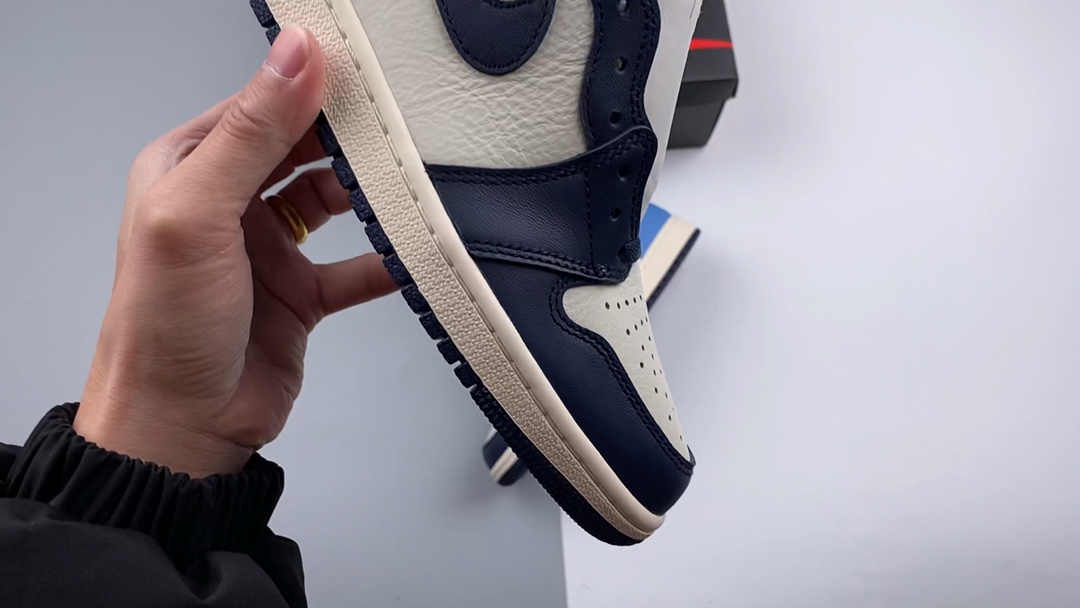 AJ1黑曜石尺码:36-47.5总裁S2出品-AirJordan1AJ1OGObsidian黑曜石555