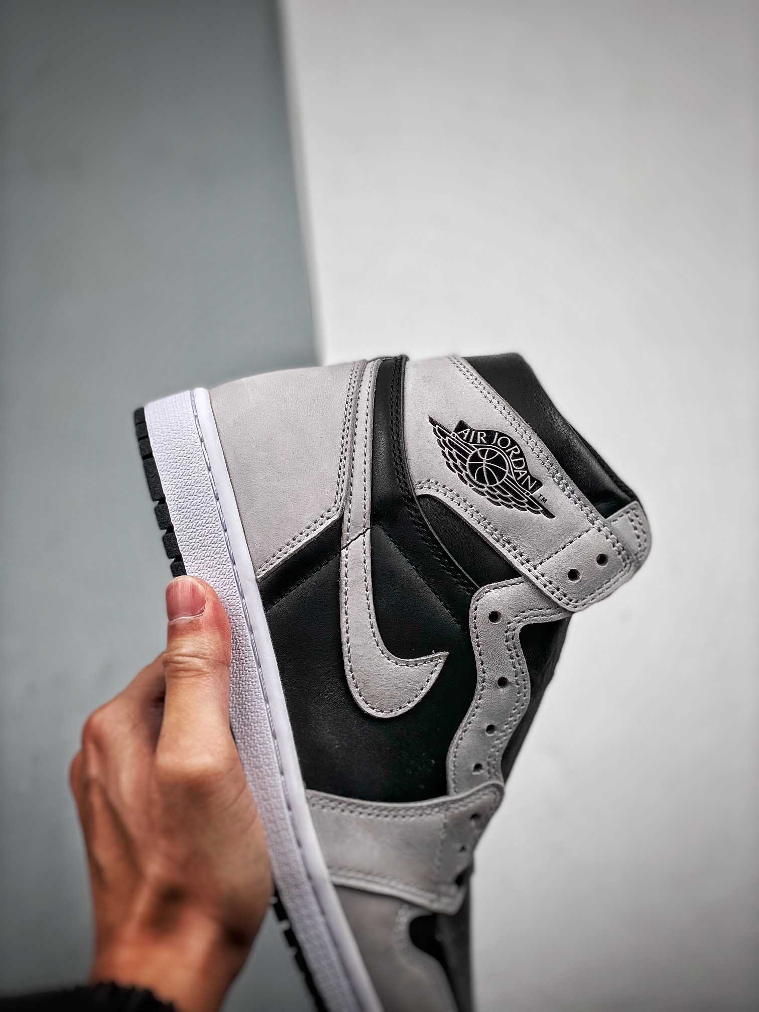 AJ1黑灰影子鞋码36-47.5总裁S2版出品-AirJordan1RetroHighOGShadow黑