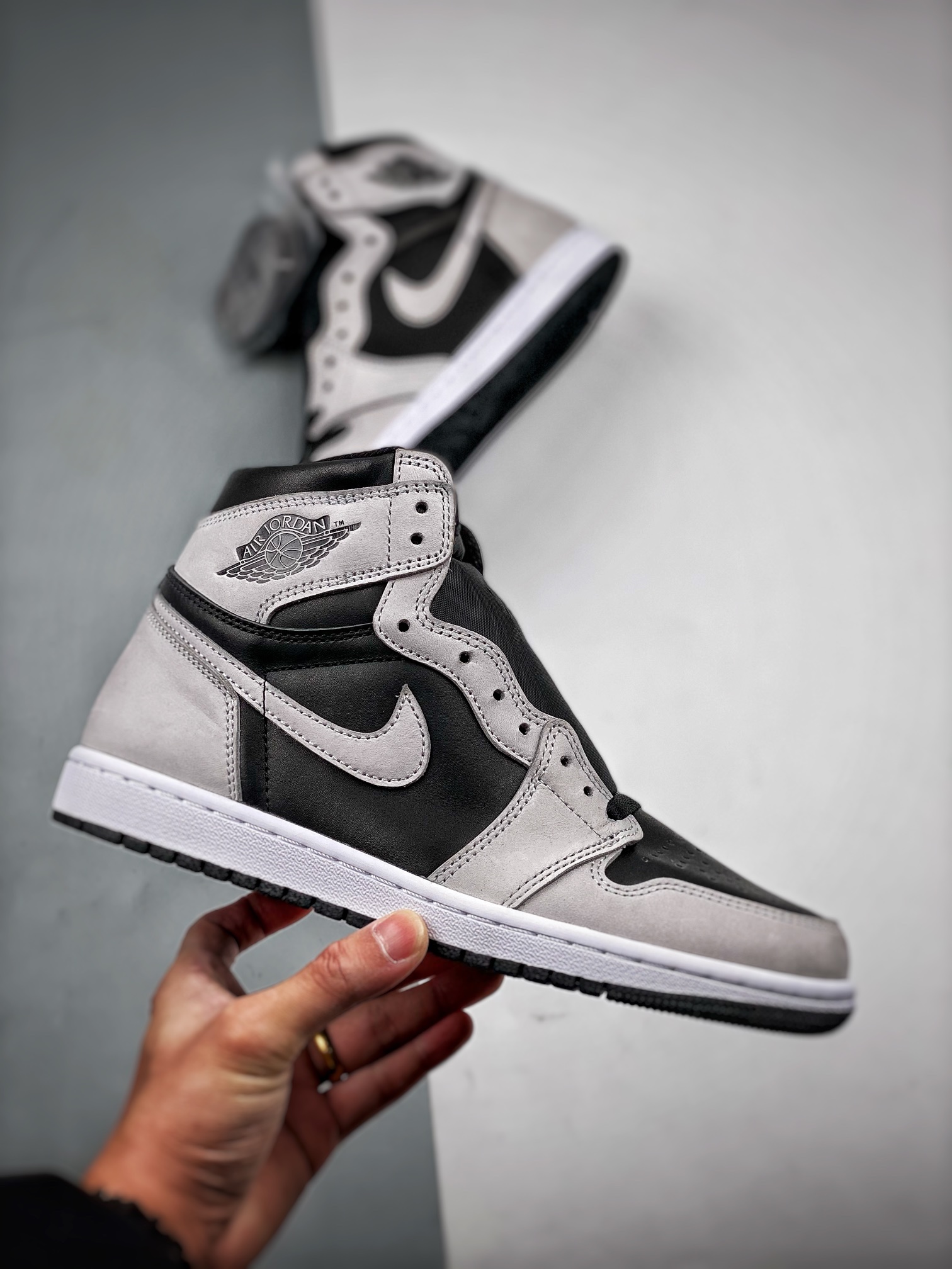 AJ1黑灰影子鞋码36-47.5总裁S2版出品-AirJordan1RetroHighOGShadow黑