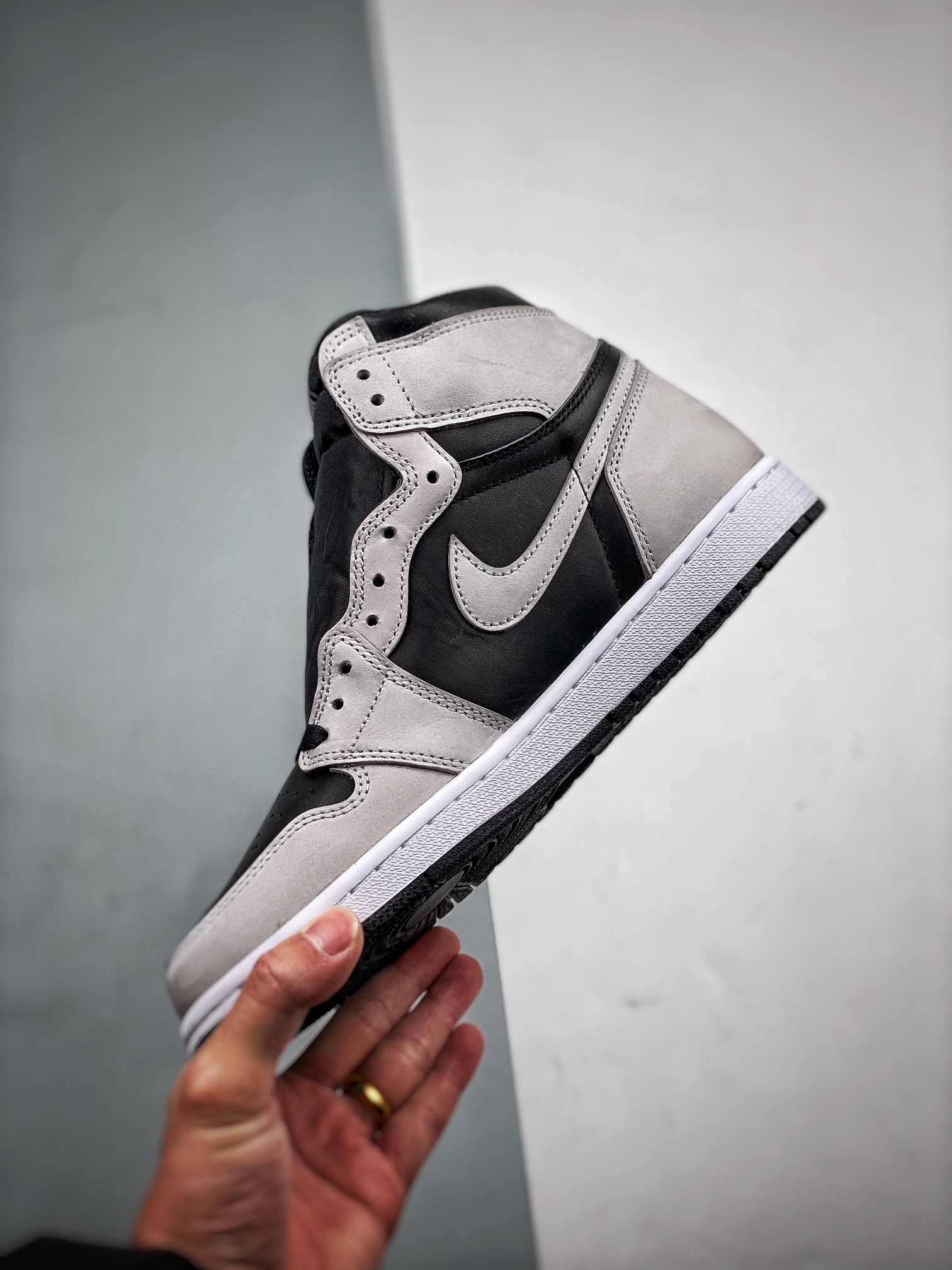 AJ1黑灰影子鞋码36-47.5总裁S2版出品-AirJordan1RetroHighOGShadow黑