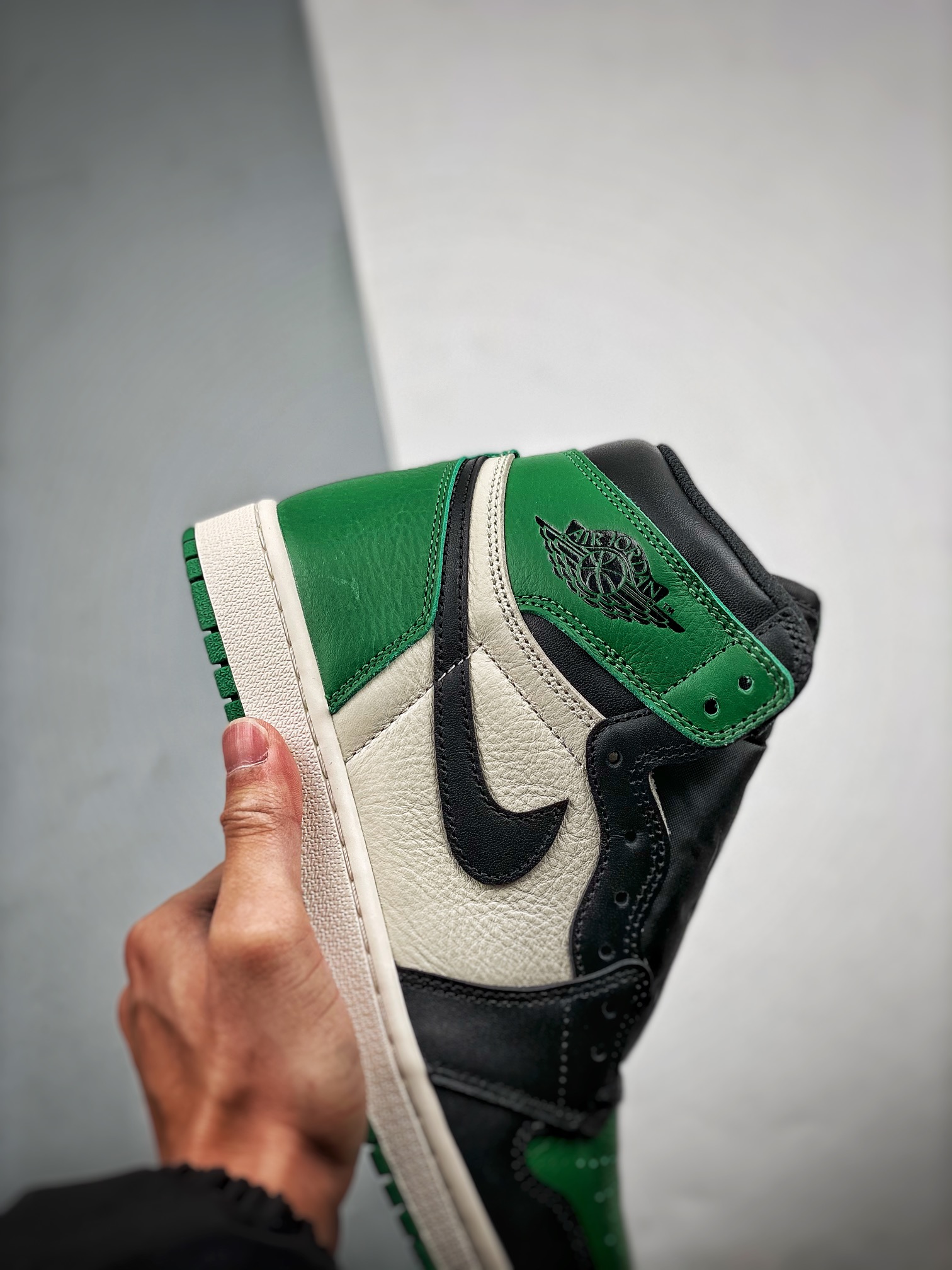 AJ1黑绿脚趾尺码40-47.5总裁S2版出品-AirJordan1RetroHighPineGreen