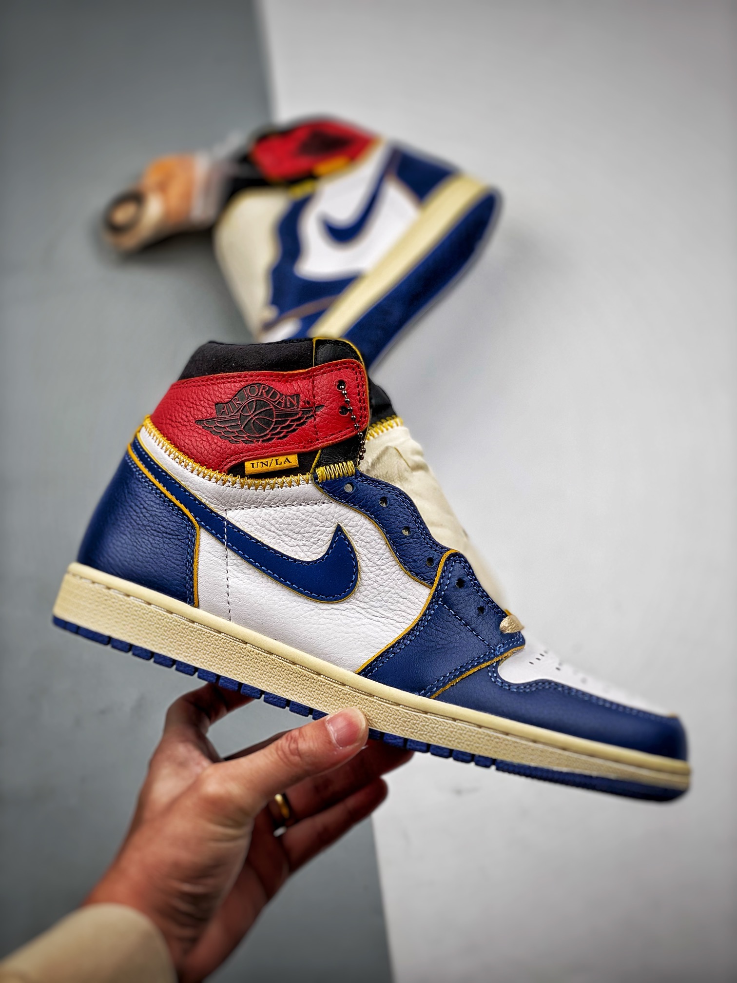 AJ1un拼接蓝尺码40-47.5总裁S2版出品-UnionxAirJordan1RetroHighOG