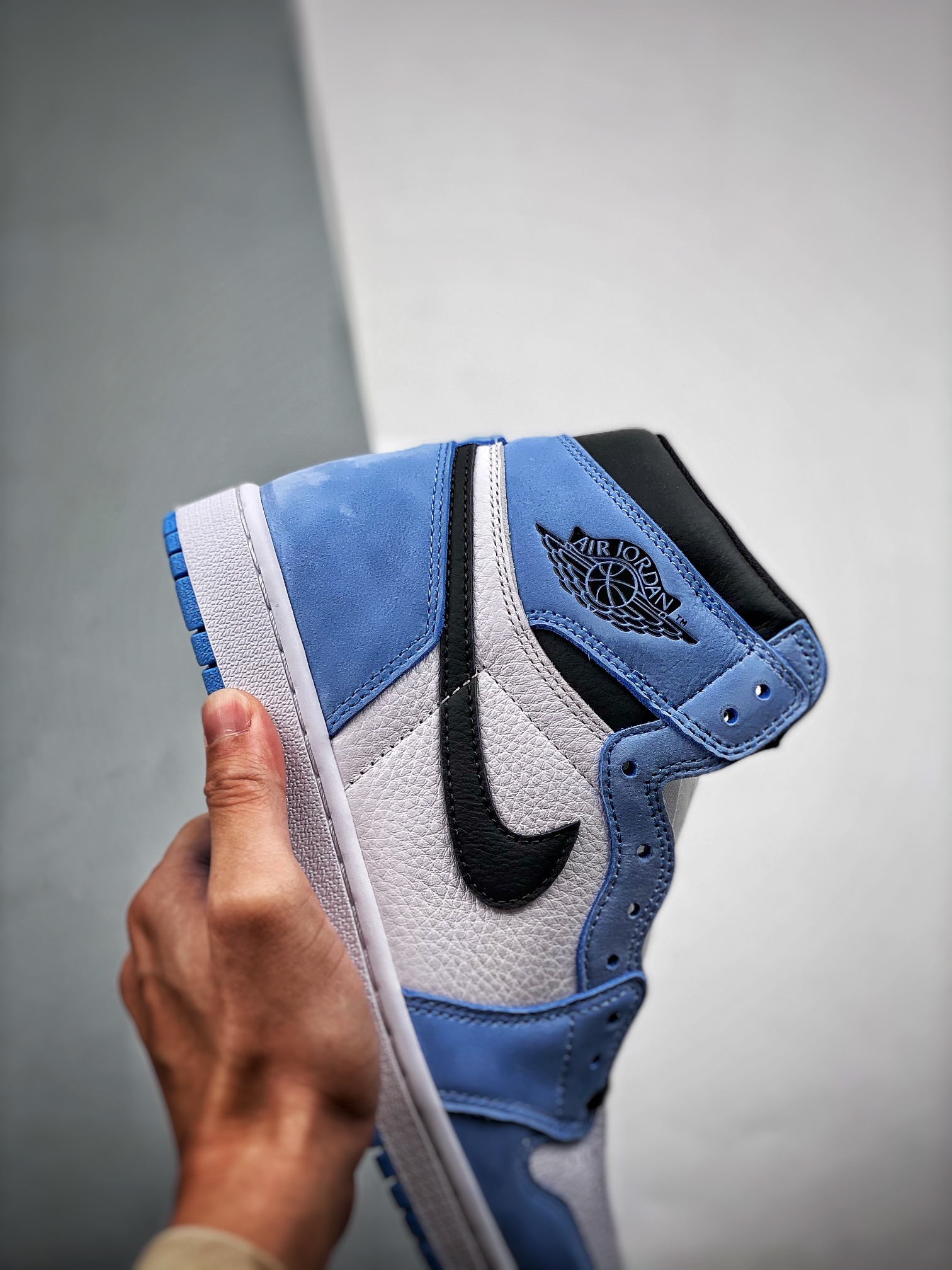 AJ1北卡蓝尺码36-47.5总裁S2版出品-AirJordan1AJ1北卡蓝大学蓝脚趾555088-1