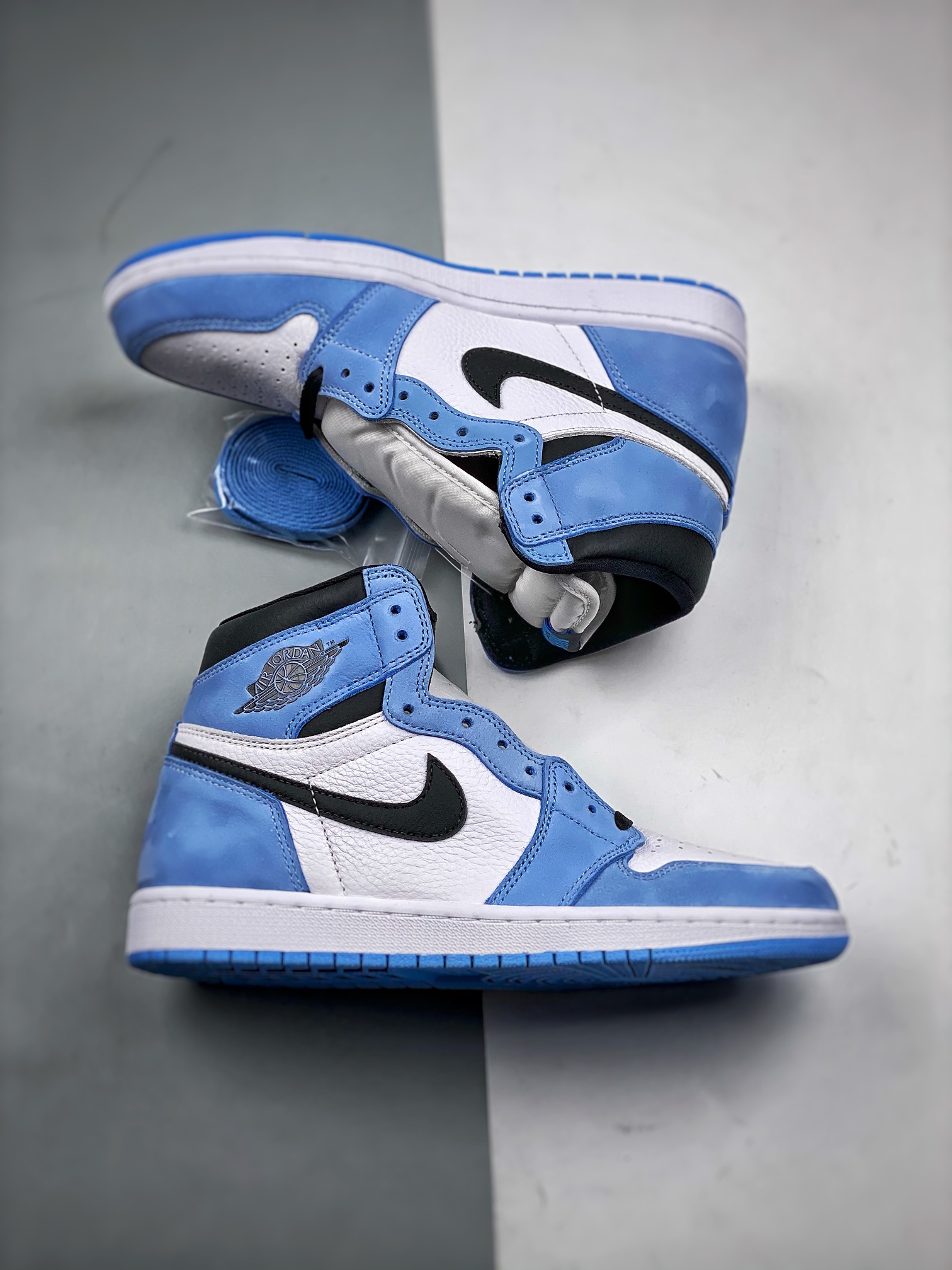 AJ1北卡蓝尺码36-47.5总裁S2版出品-AirJordan1AJ1北卡蓝大学蓝脚趾555088-1