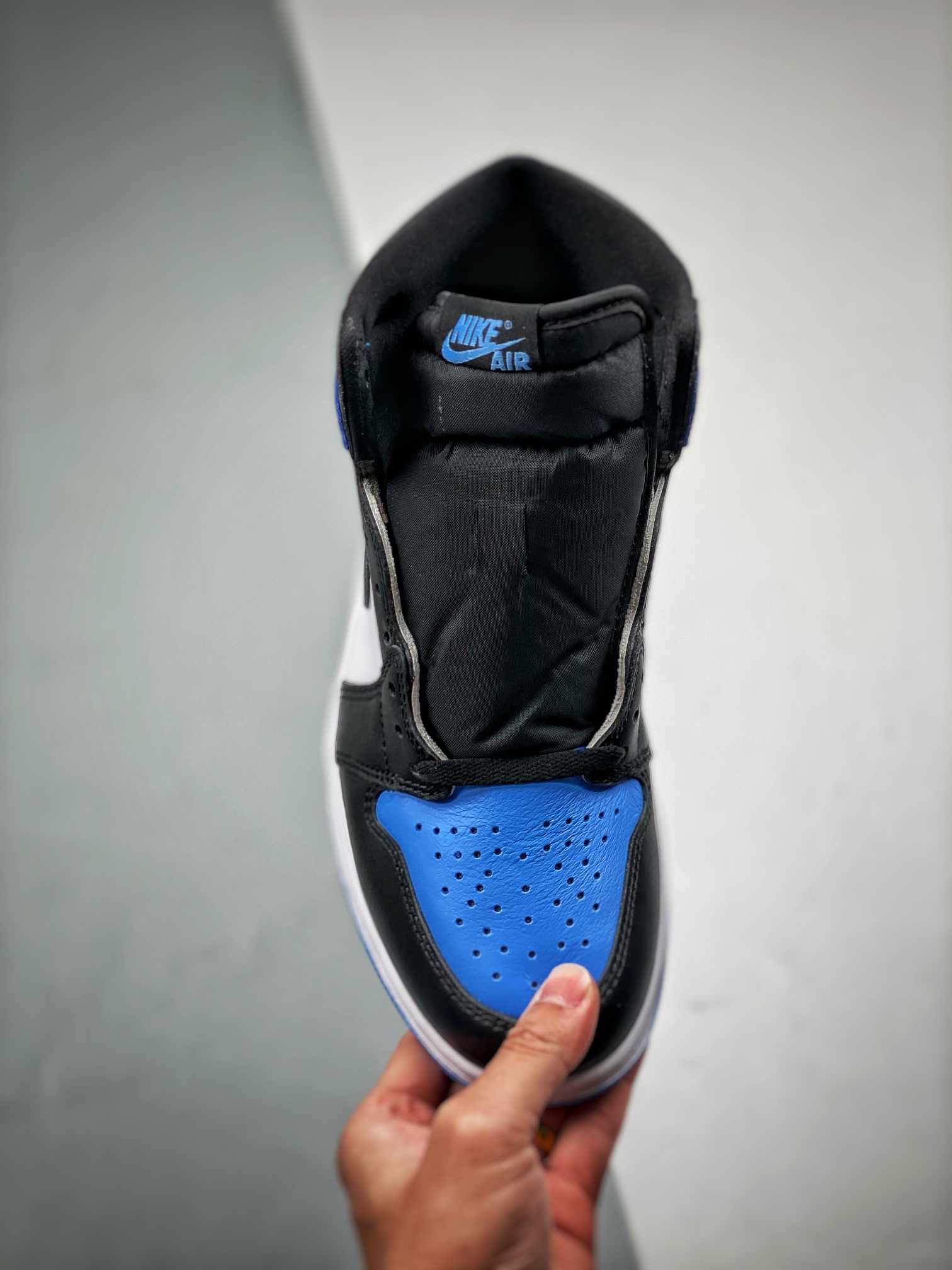 AJ1黑北卡蓝尺码:36-47.5总裁S2版出品-AirJordan1“UniversityBlue”黑