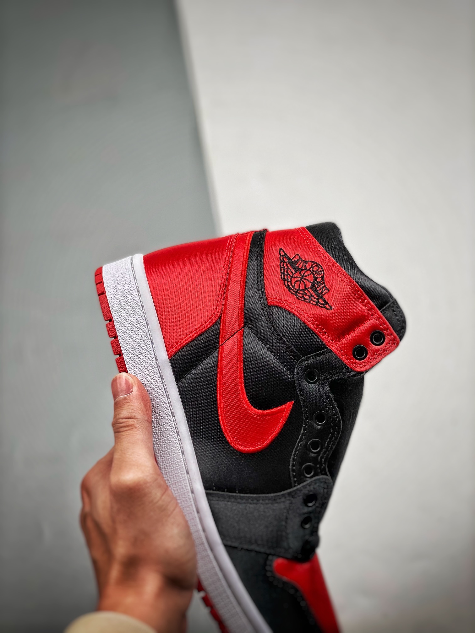 AJ1黑红丝绸2023版尺码36-44.5总裁S2版出品-AirJordan1HighOGSatinBr