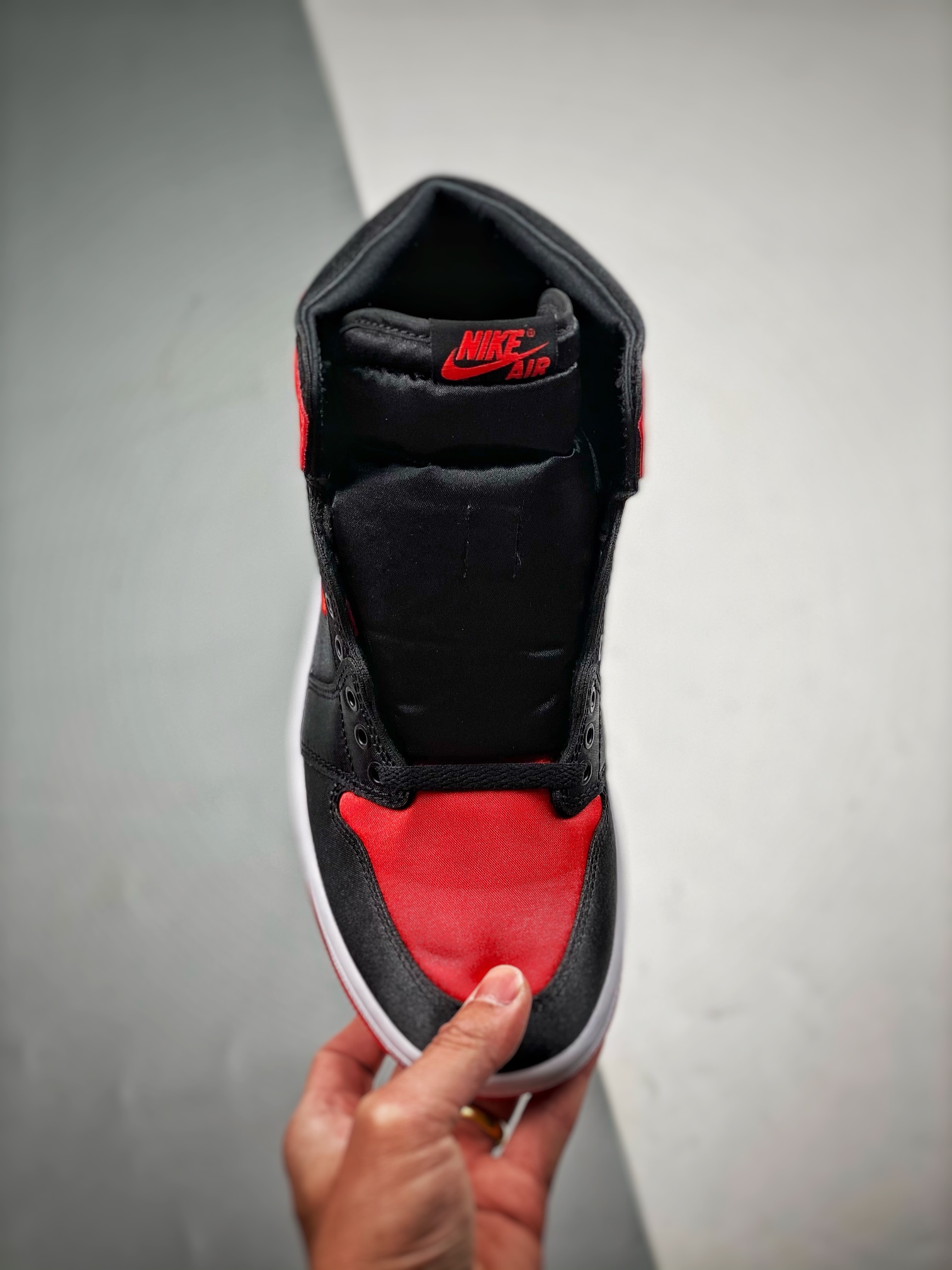 AJ1黑红丝绸2023版尺码36-44.5总裁S2版出品-AirJordan1HighOGSatinBr