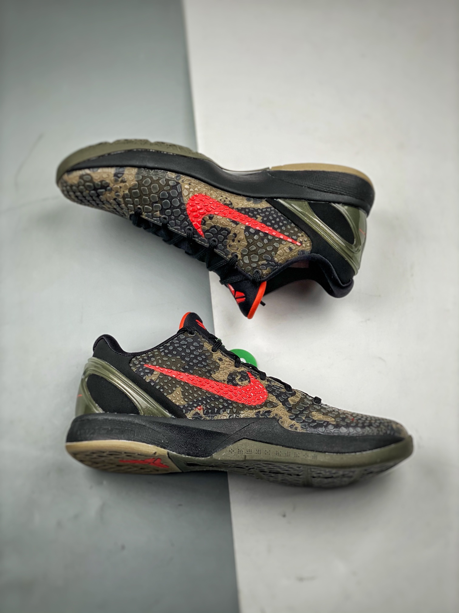 支持放店NikeKobe6Protro黑红S2纯原生产线科比六代#ZoomTurbo气垫后掌EVA缓震实