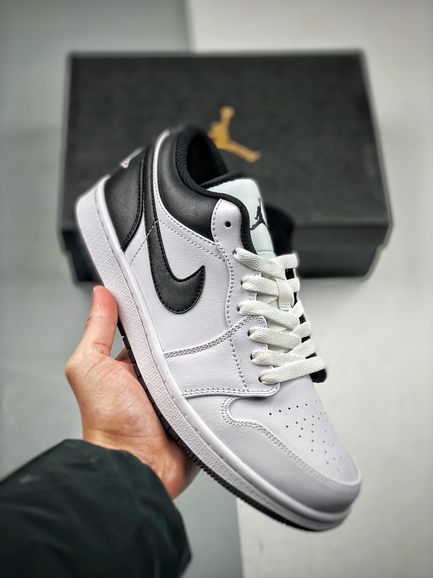 支持放店AirJordan1Low白大厂纯原生产线出品全新开发原鞋比对匹配率98%原楦原纸板开发极致一眼