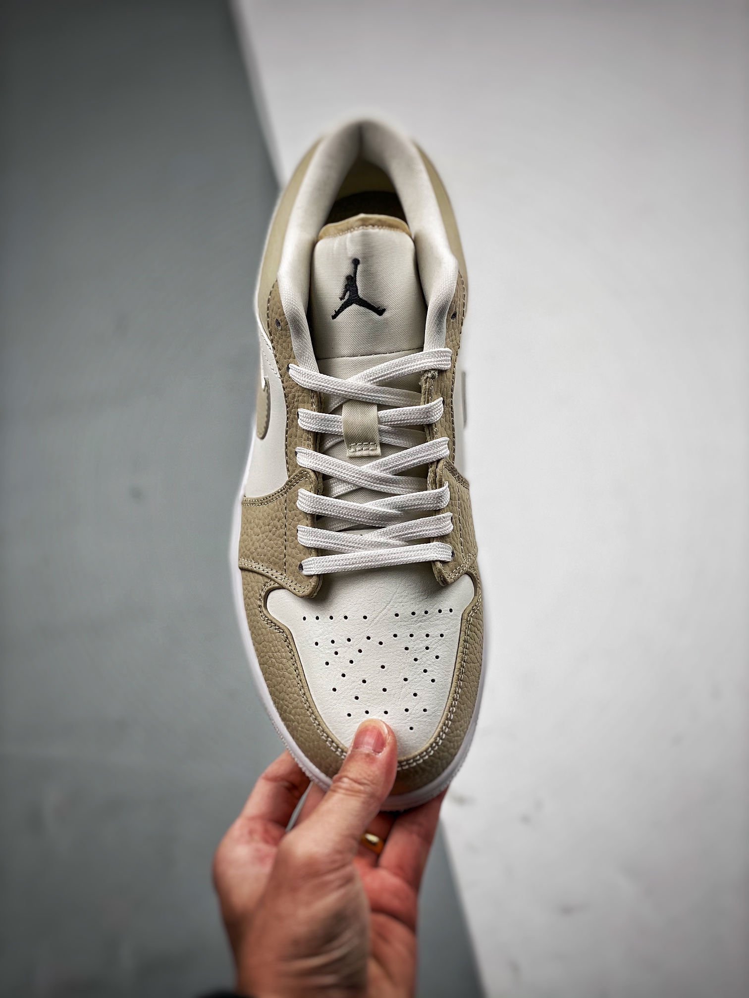 支持放店AirJordan1LowSE帆白黄大厂纯原生产线出品全新开发原鞋比对匹配率98%原楦原纸板开发