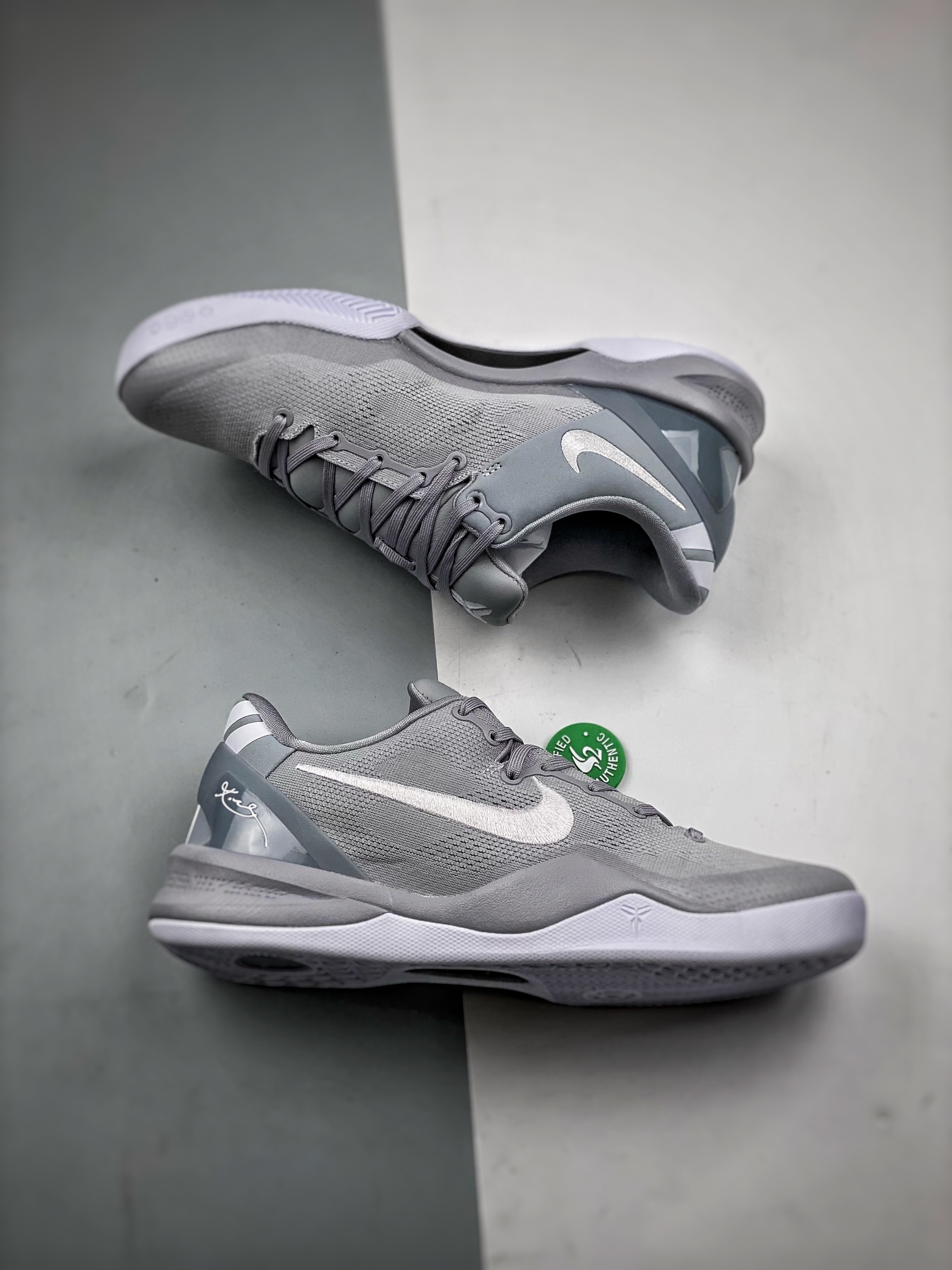 特价福利 Nike Kobe 8 Protro "Wolf Grey" 灰色配色 S2纯原生产线 科比八代  #Reac