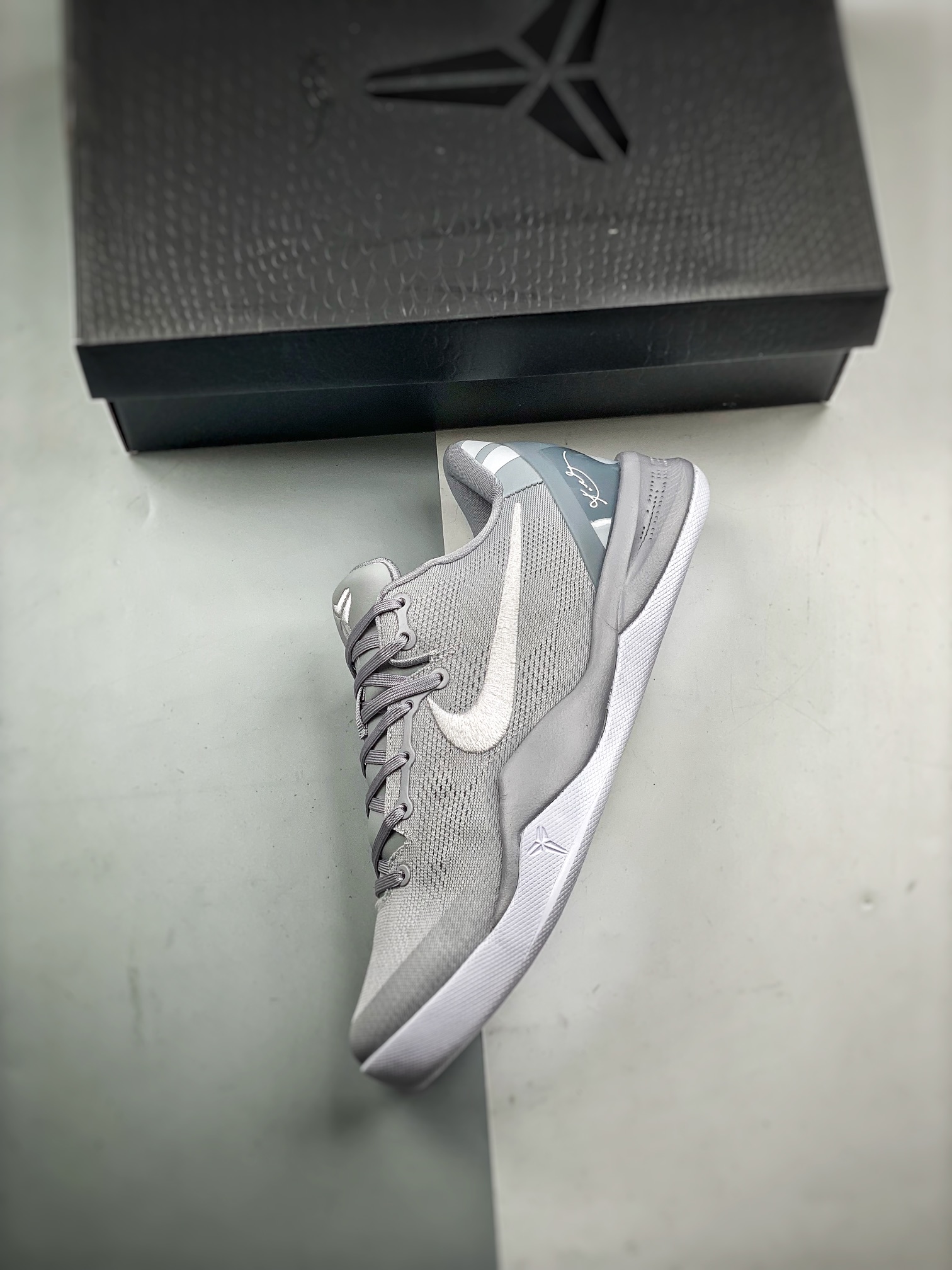 特价福利 Nike Kobe 8 Protro "Wolf Grey" 灰色配色 S2纯原生产线 科比八代  #Reac