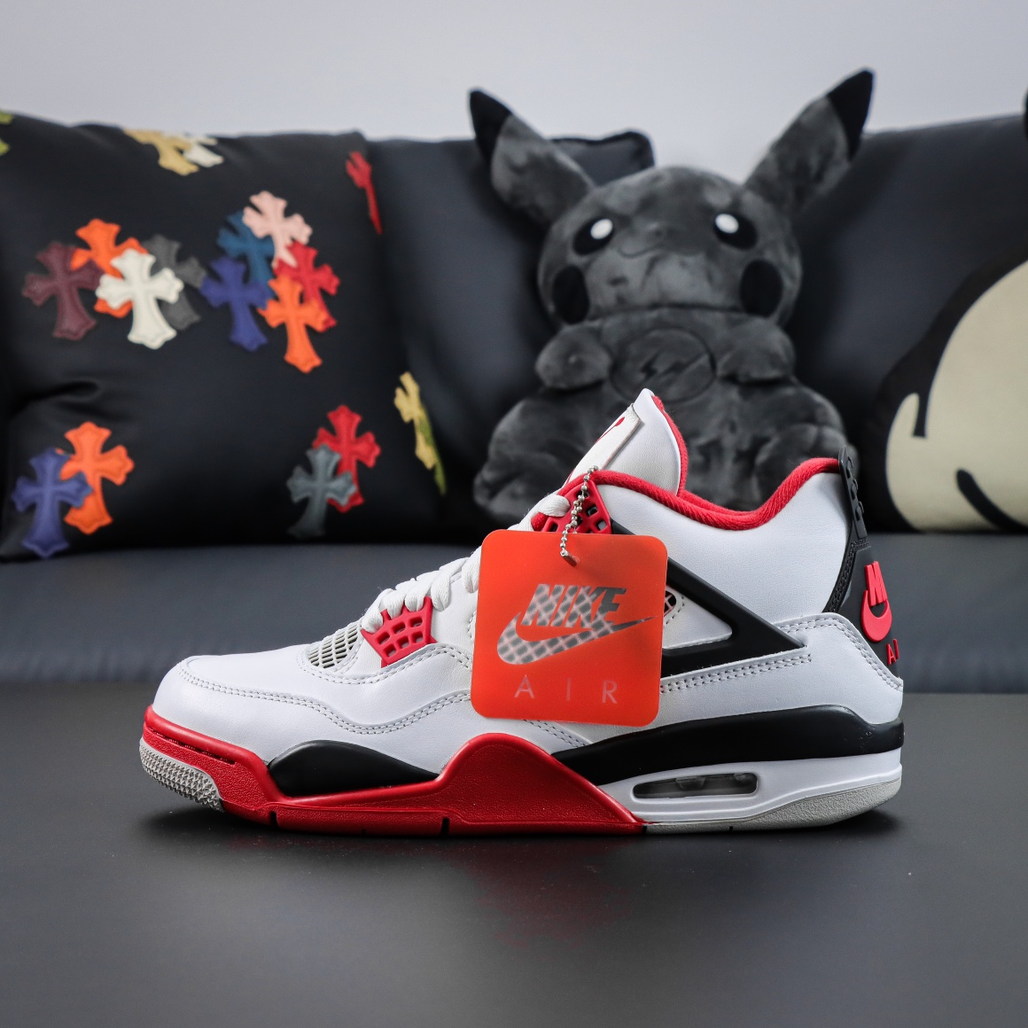 AirJordan4rirered火焰红S2巅峰版本纯原生产线出品S2巅峰纯原最高工艺制作原装原材料组装