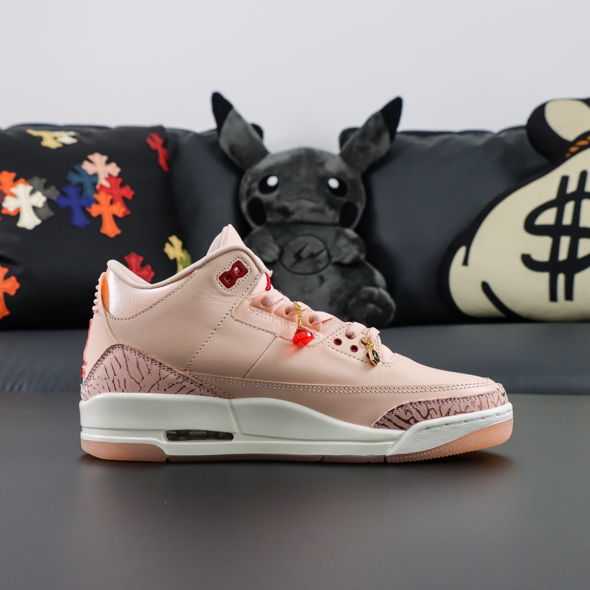 AirJordan3ValentinesDay粉色情人节OG纯原生产线出品#原楦原纸板开发确保原汁原味#