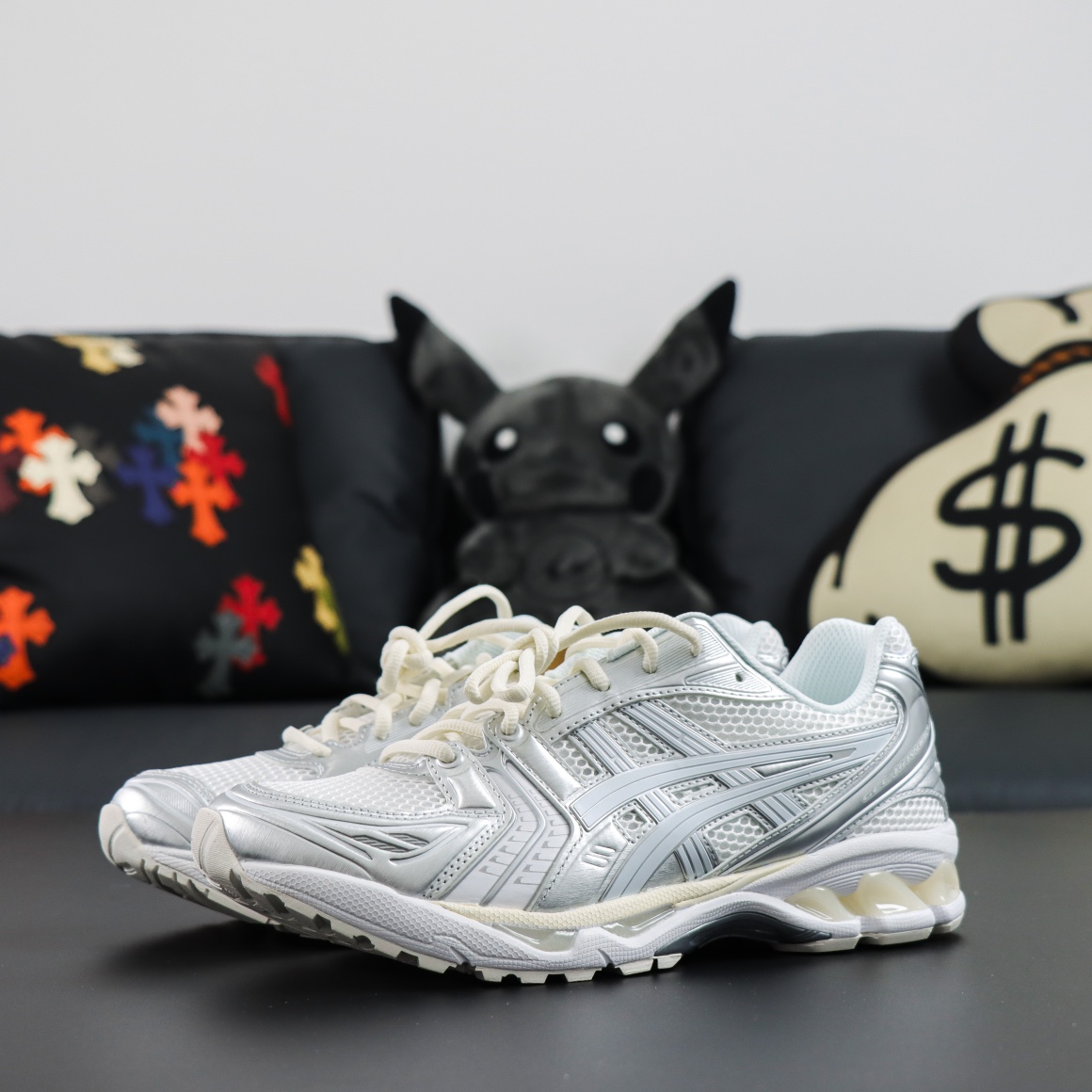 AsicsGel-Kayano14系列马拉松1201A457-100亚瑟士运动休闲透气专业跑鞋轻量舒适透